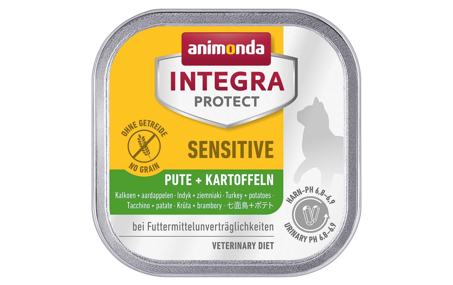 Animonda Integra Protect Nassfutter Sensitive Pute & Kartoffel, 100 g