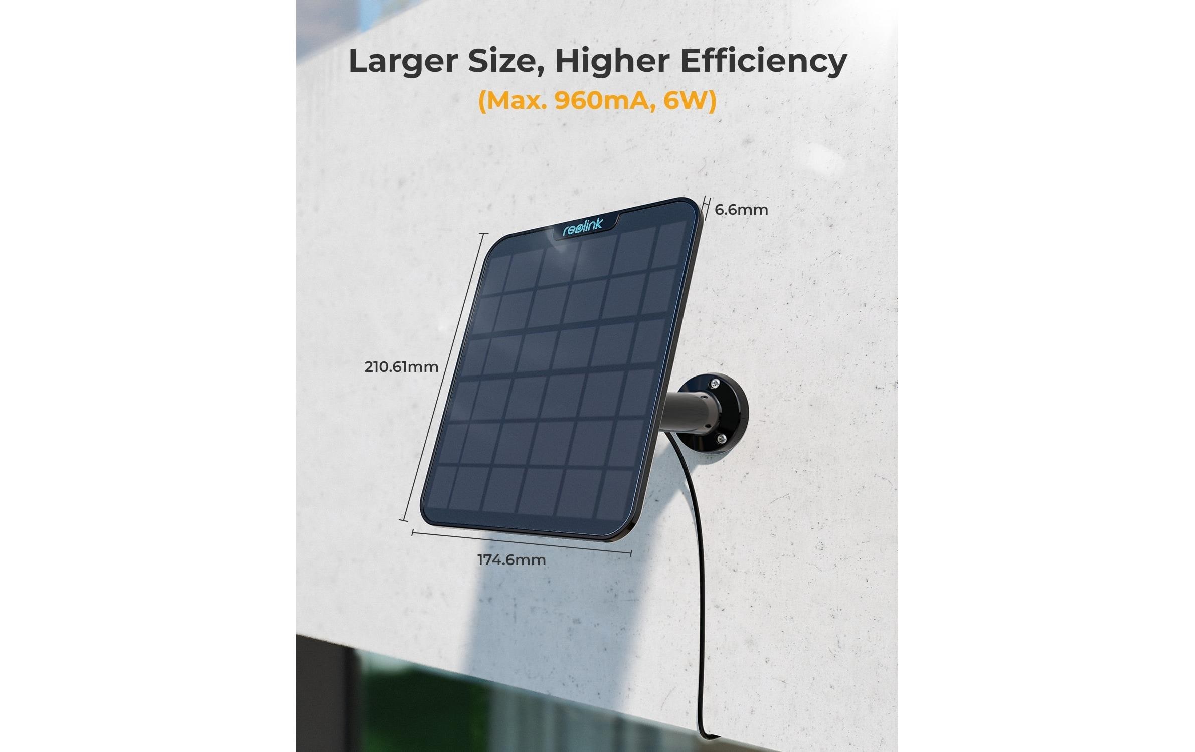 Reolink Zubehör Solarpanel 2 mit USB-C Anschluss