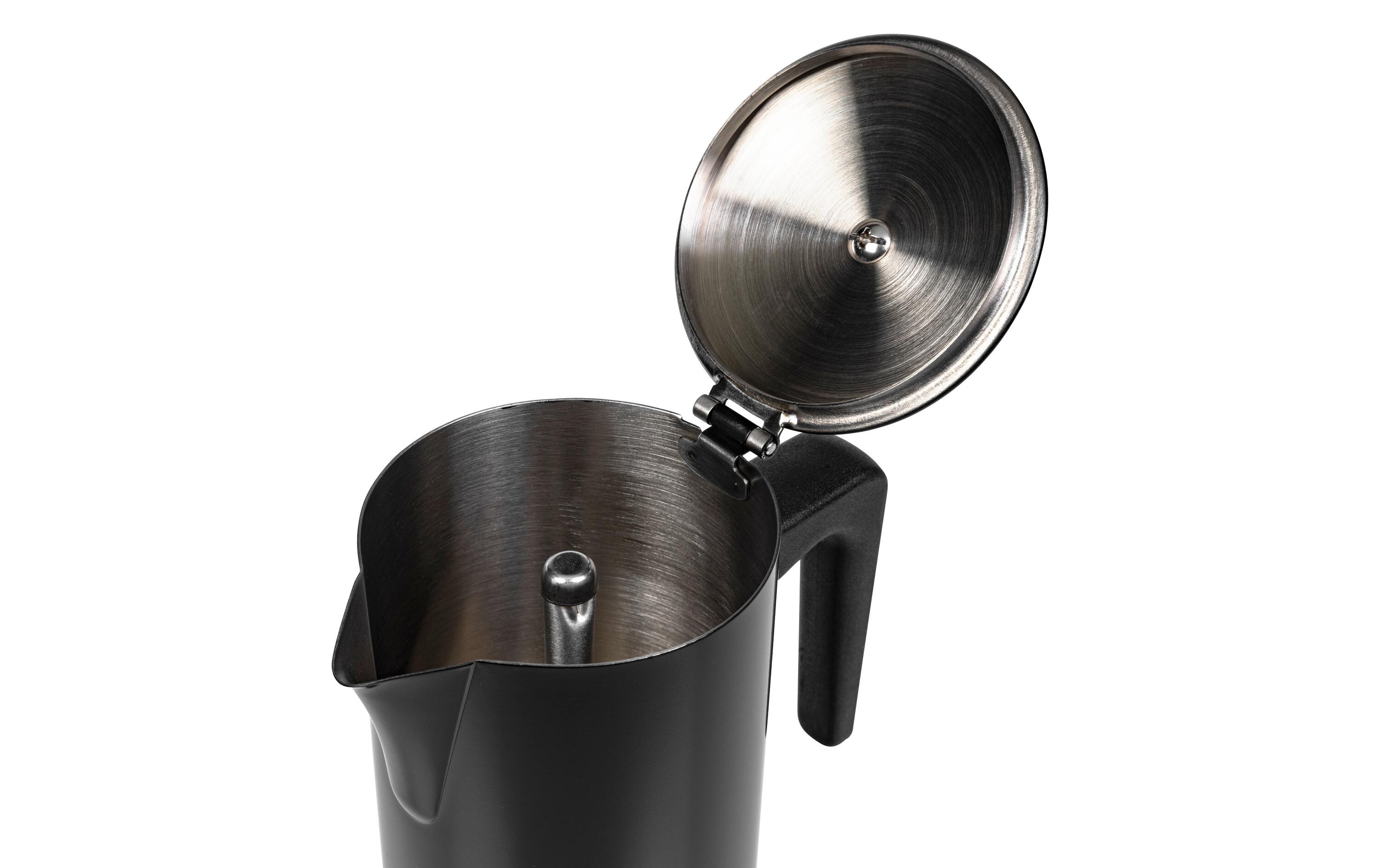 FURBER Espressokocher Chicchi 6 Tassen, Schwarz