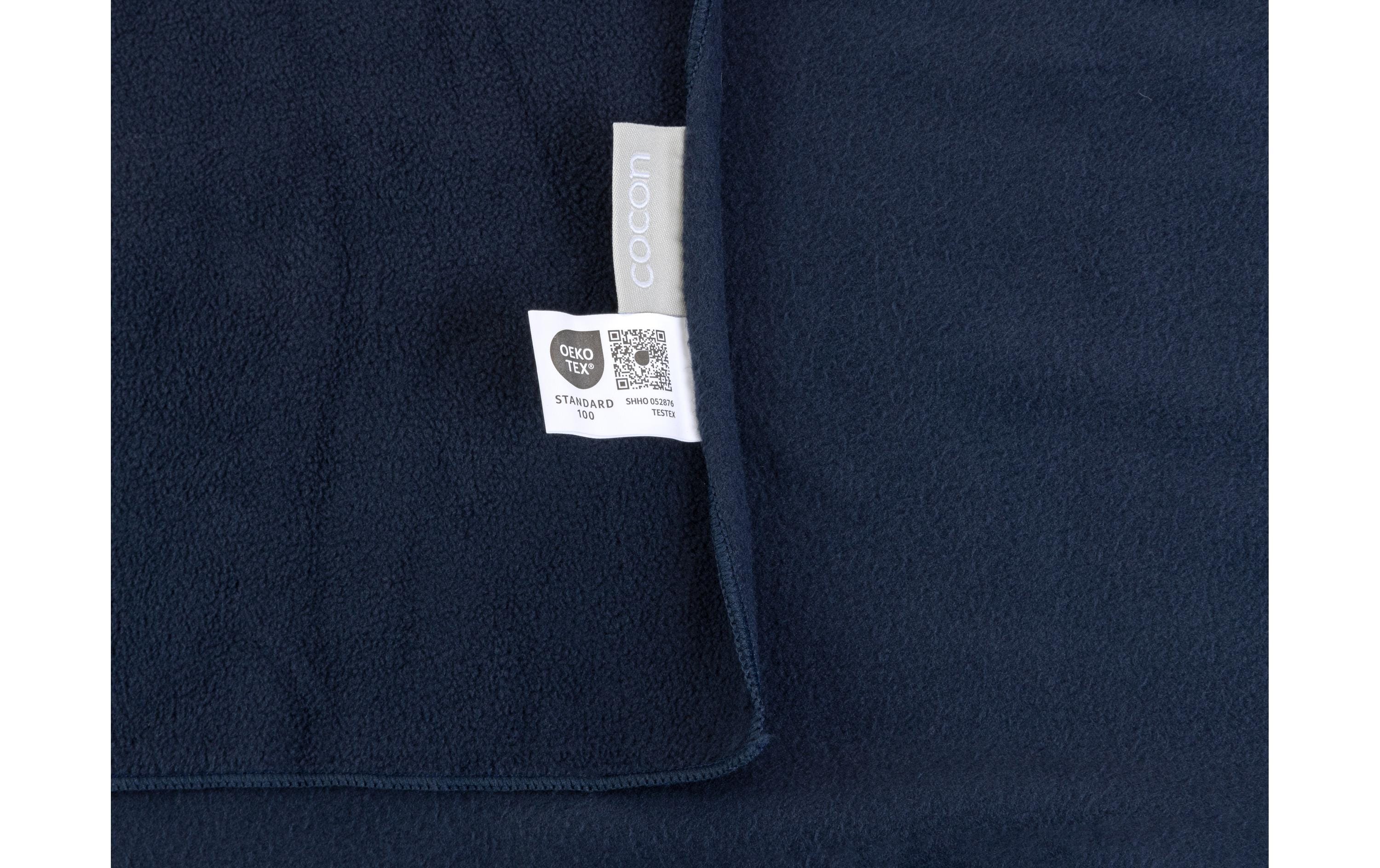 COCON Decke Fleece Polar 150 x 210 cm, Navy