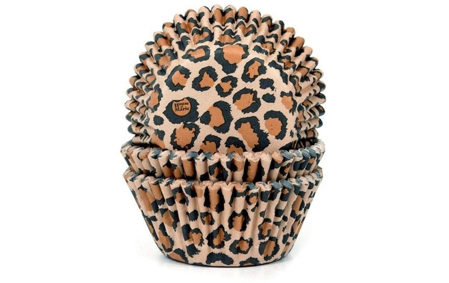 House of Marie Muffin Backform Leopard 50 Stück