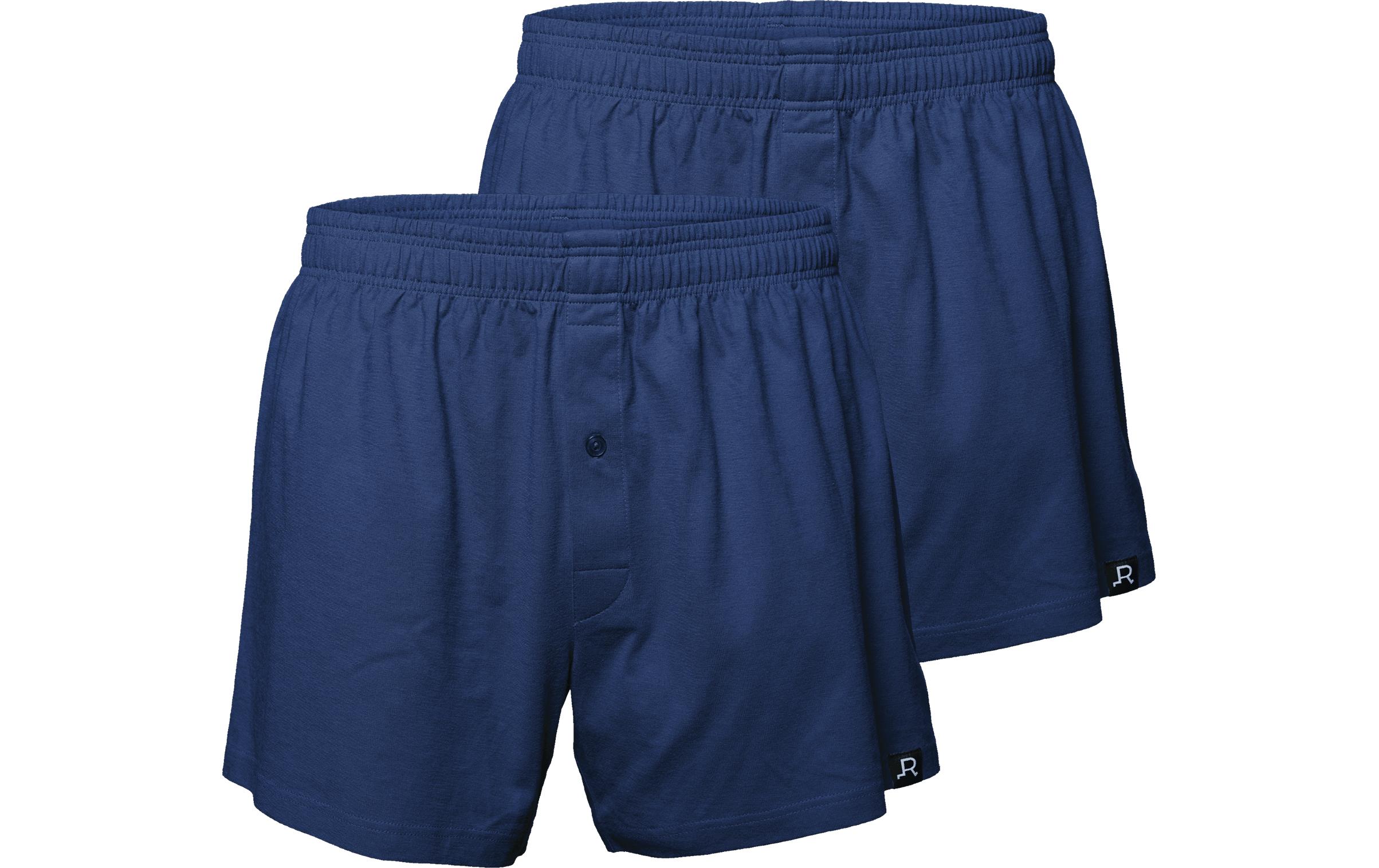 FLIZZER Unterhosen Boxer Der Kavalier 2er Pack Blau, M