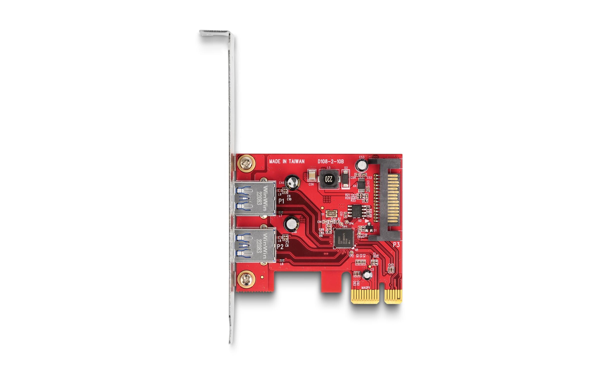 Delock Express-Karte USB 5 Gbps Typ-A Buchse LP