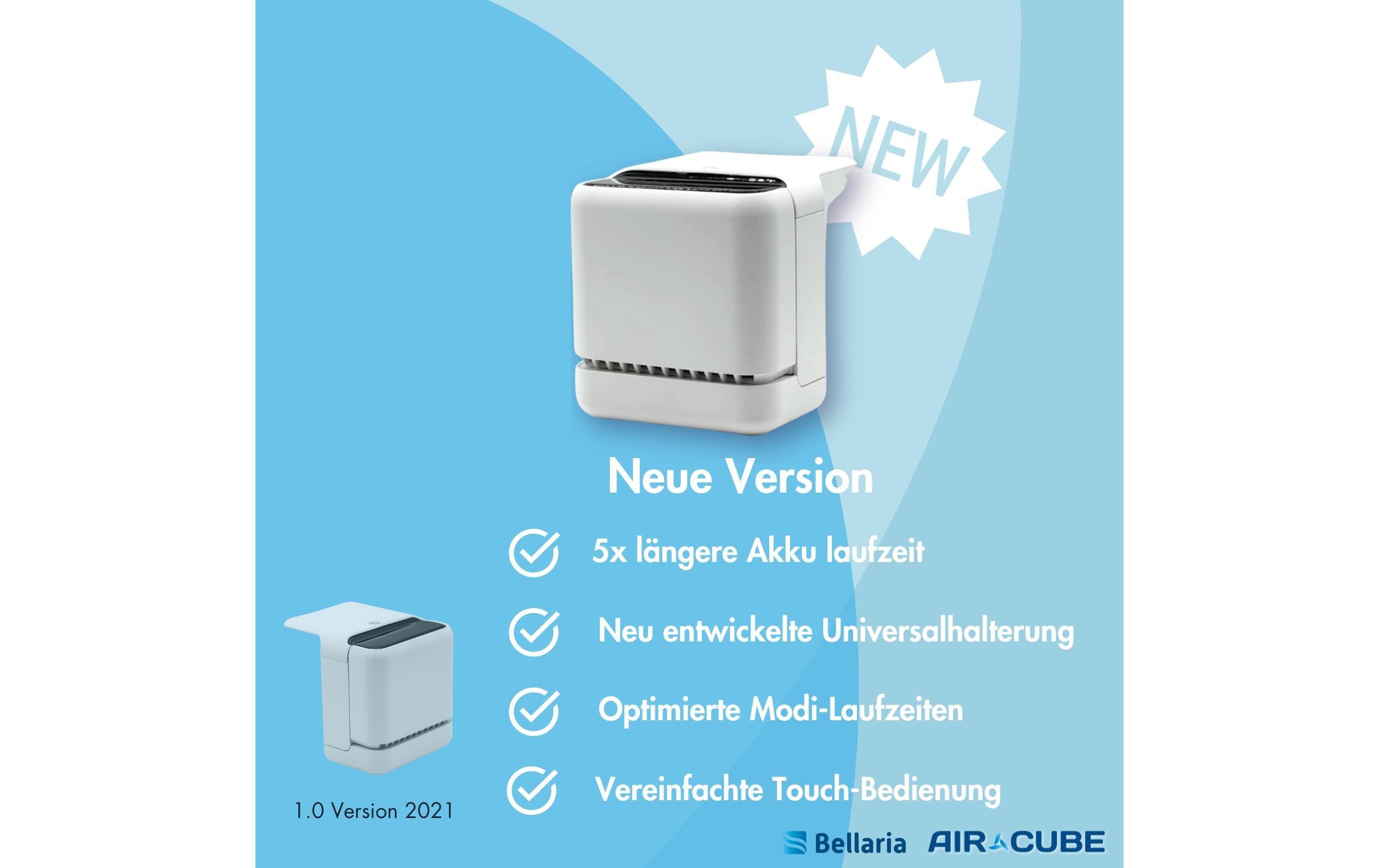 BellariaTech Luft- und WC-Reiniger Air Cube V2 Weiss