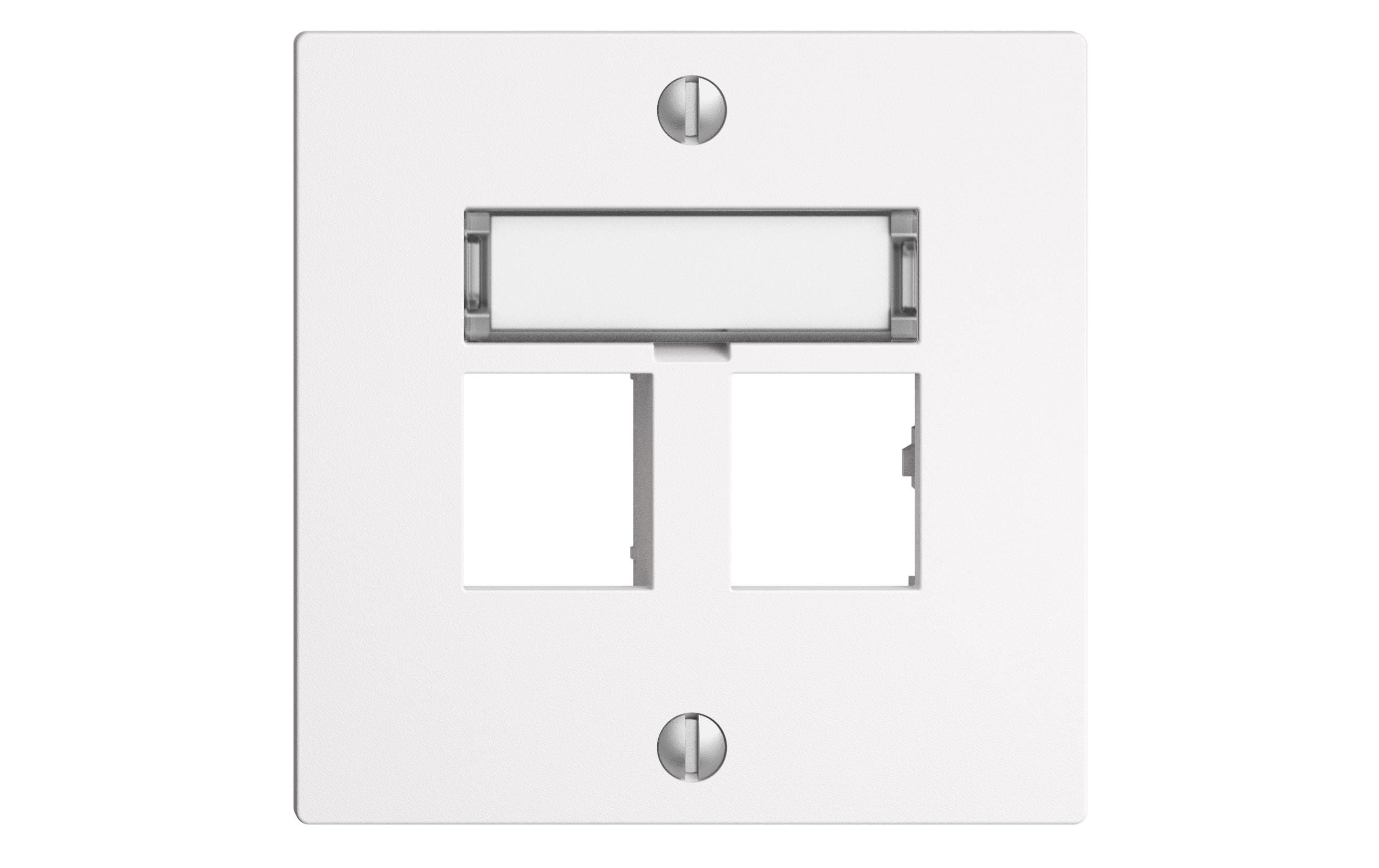 Feller EDIZIOdue Montageset R&M freenet 2-fach leer