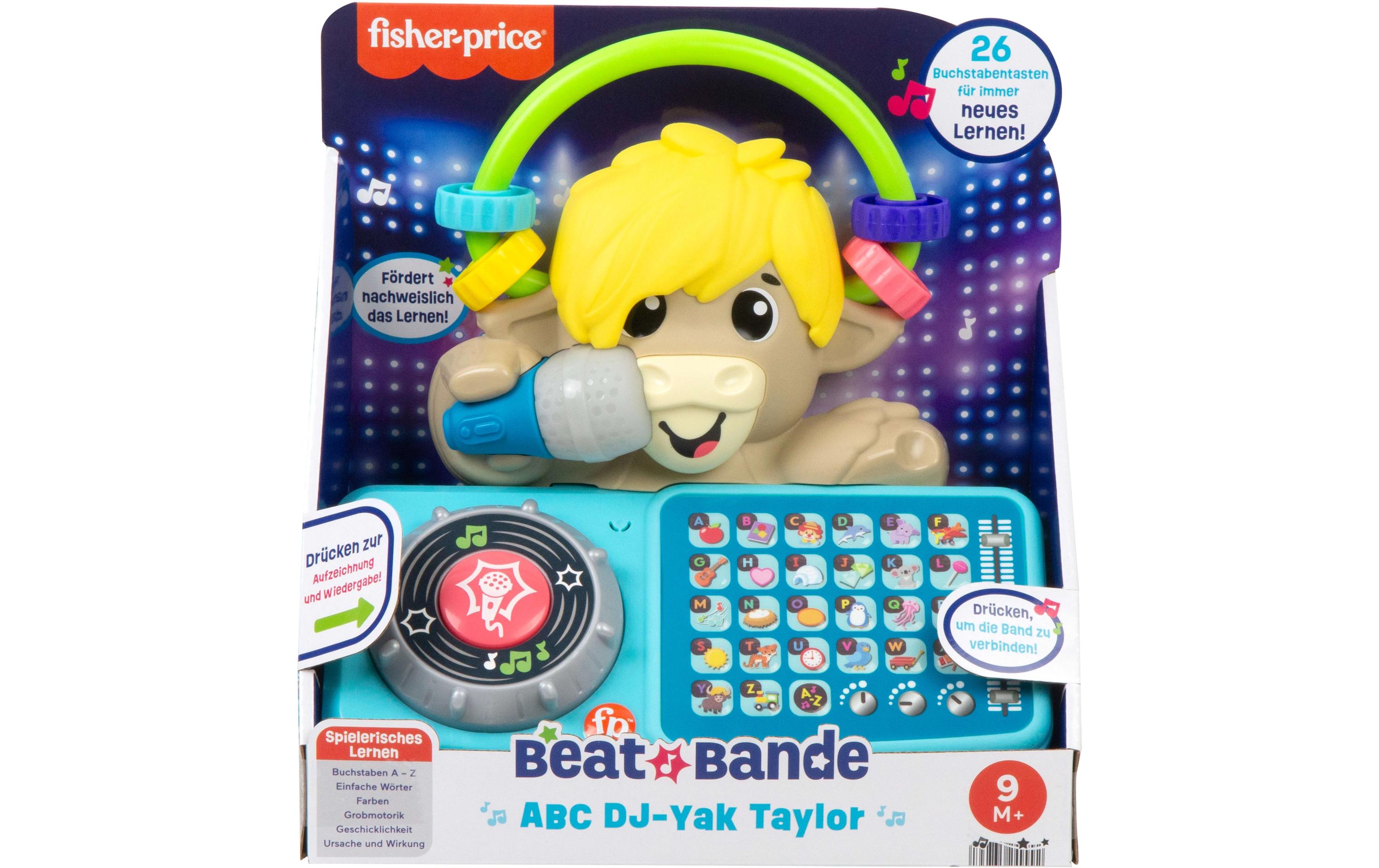 Fisher-Price Beat Bande ABC DJ-Yak Taylor -DE-