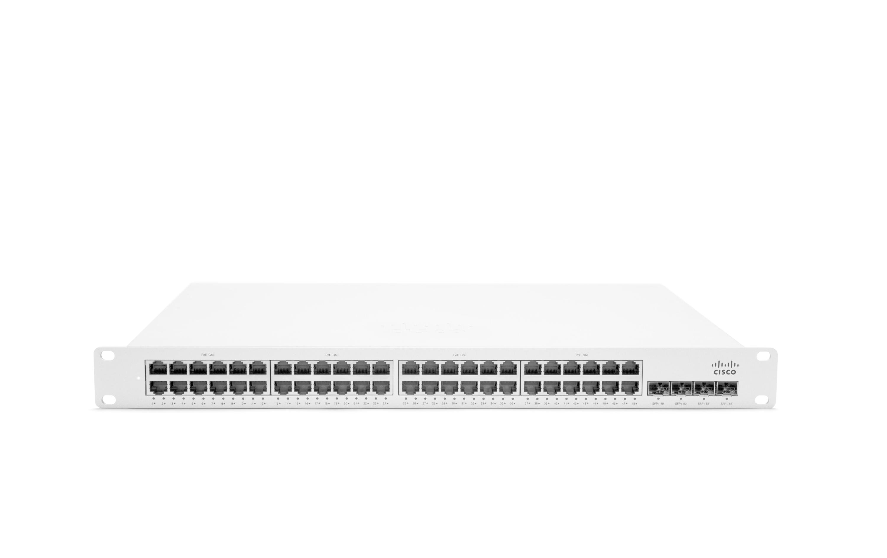 Cisco Meraki PoE+ Switch MS350-48FP 52 Port