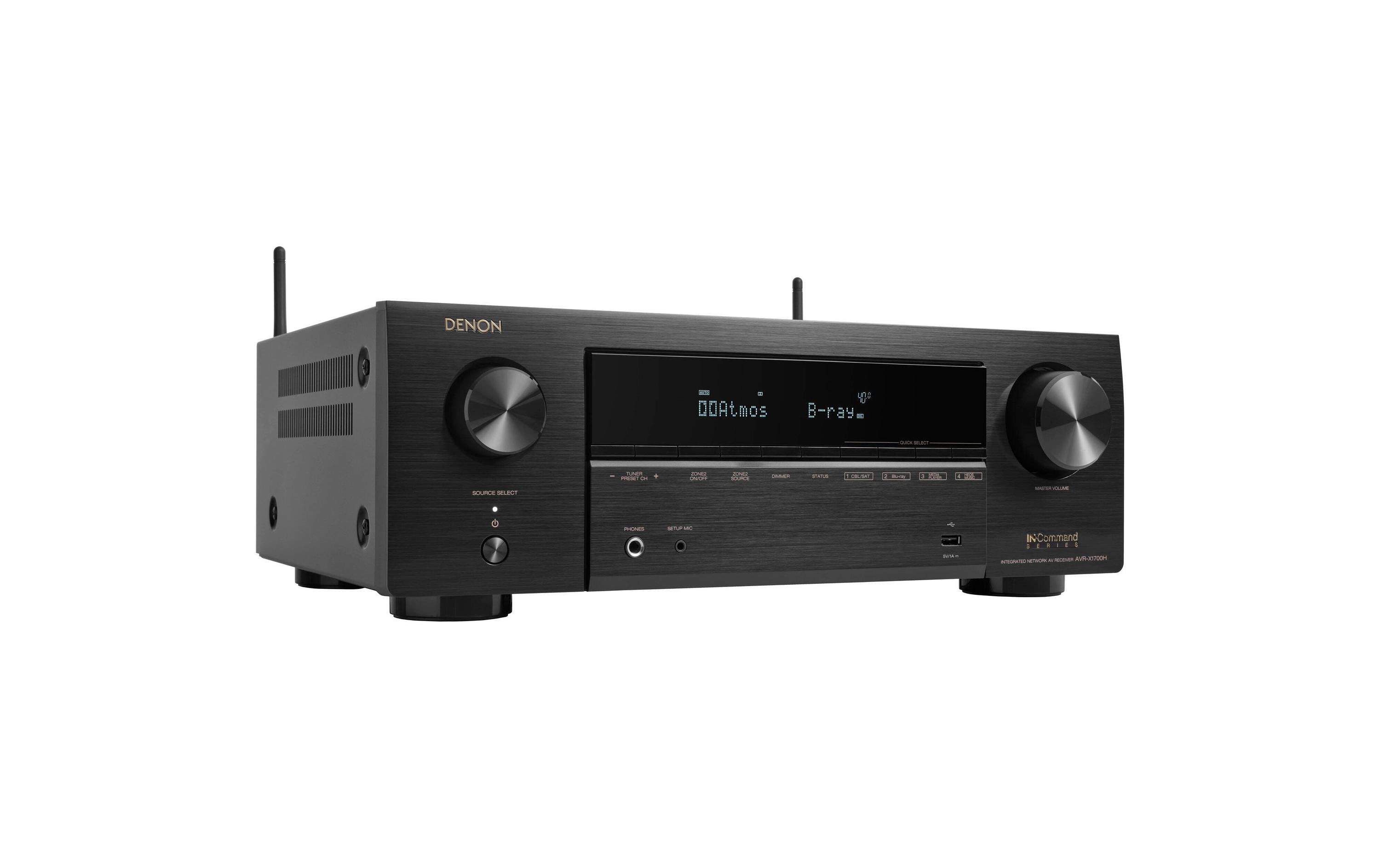 Denon AV-Receiver AVR-X1700H Schwarz