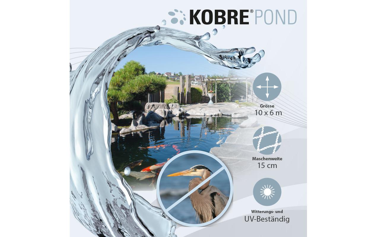 Kobre®Pond Reiherschreck Schutznetz 10 x 6 m