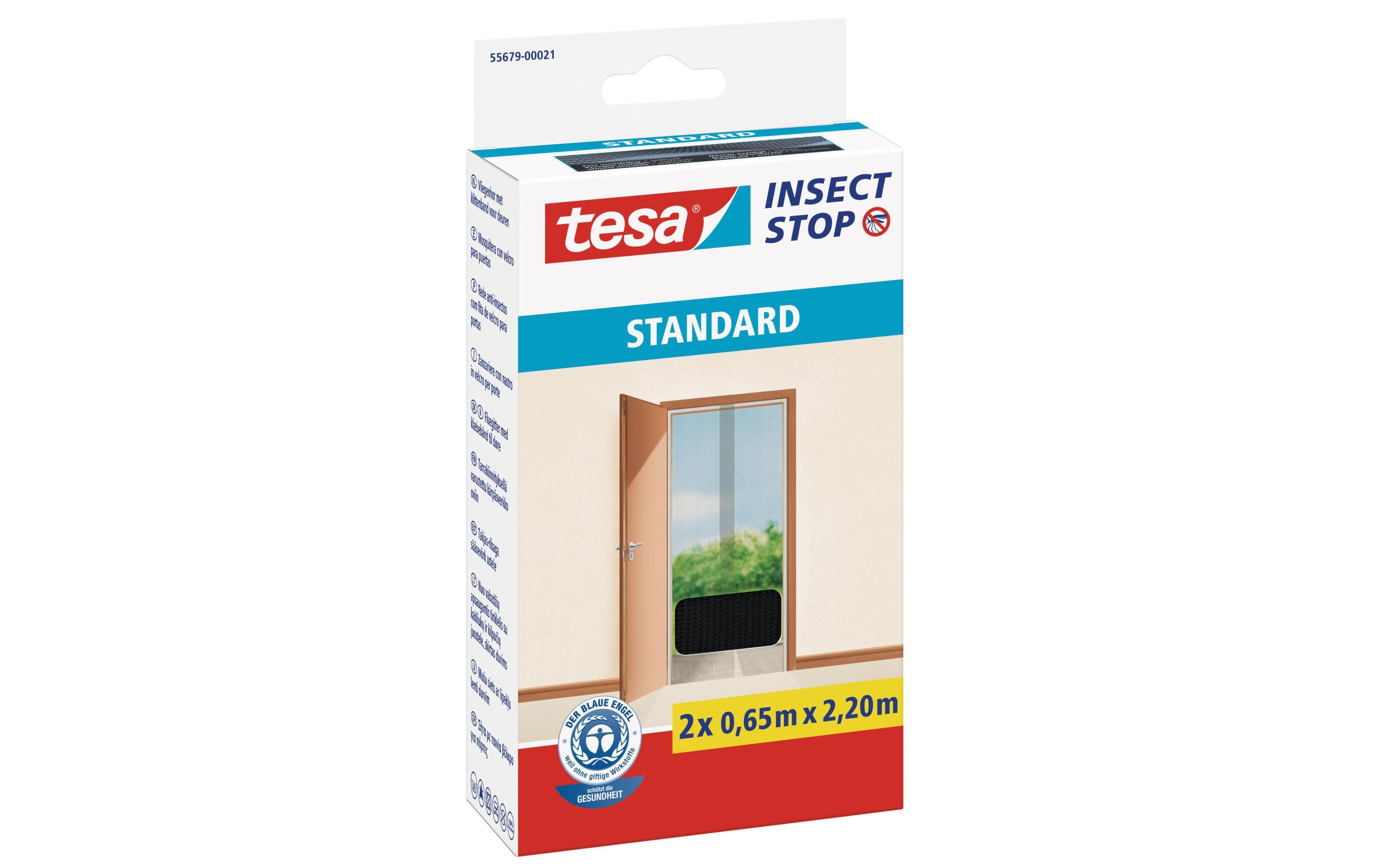 tesa Fliegengitter Insect Stop Standard Türen anthrazit