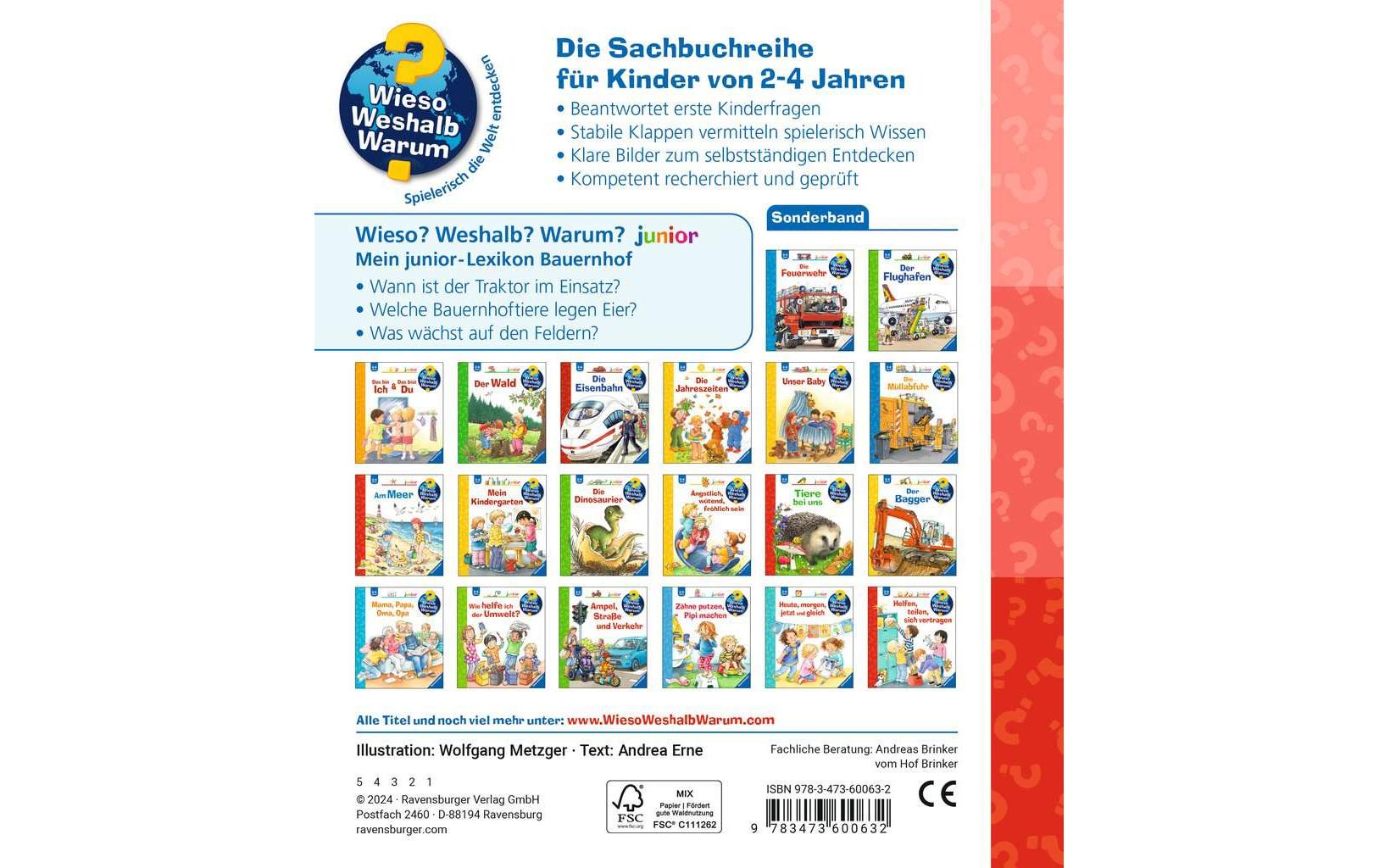 Ravensburger Kinder-Sachbuch WWW: Mein junior-Lexikon: Bauernhof