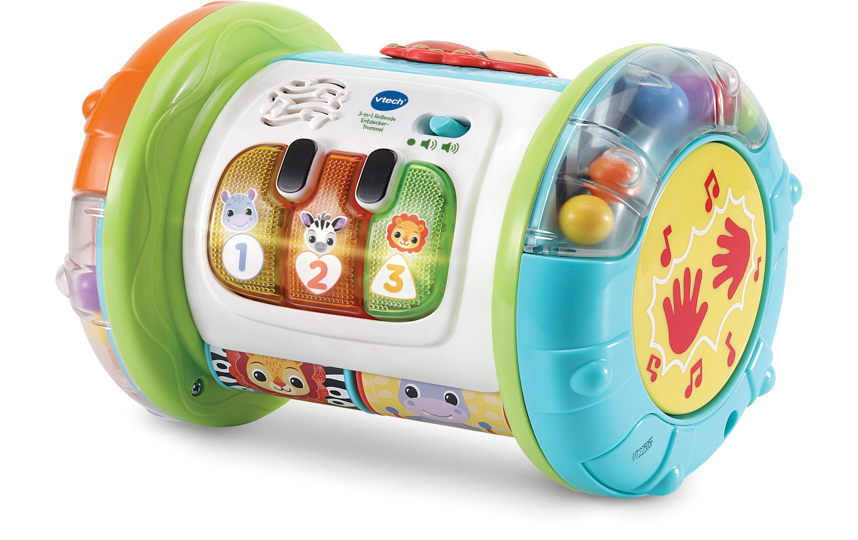 Vtech 3-in-1 Rollende Entdecker-Trommel -DE-