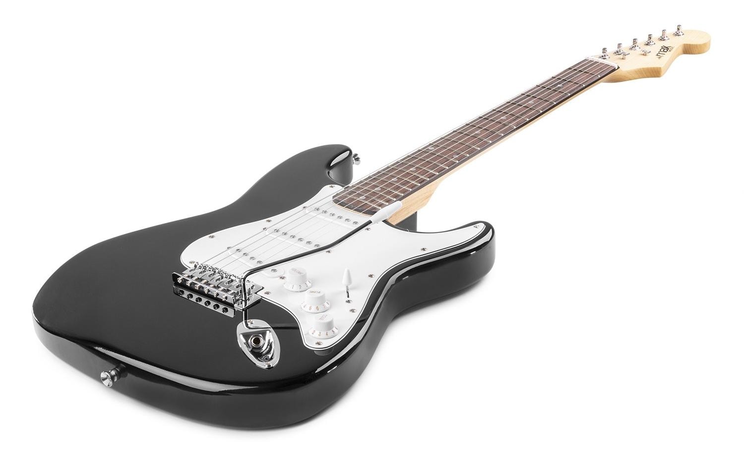 MAX E-Gitarre GigKit Schwarz