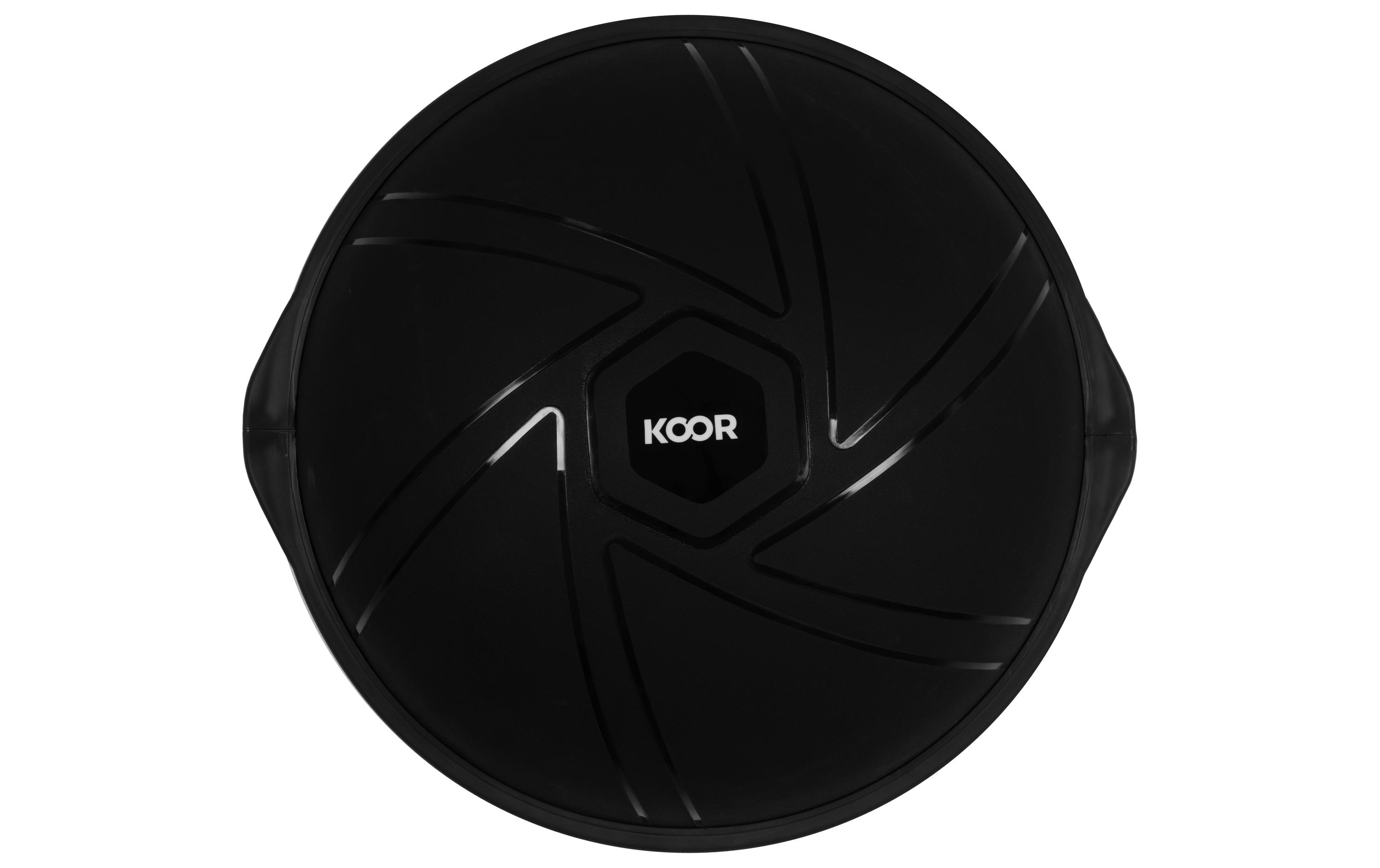 KOOR Balance Ball 63 cm, Schwarz