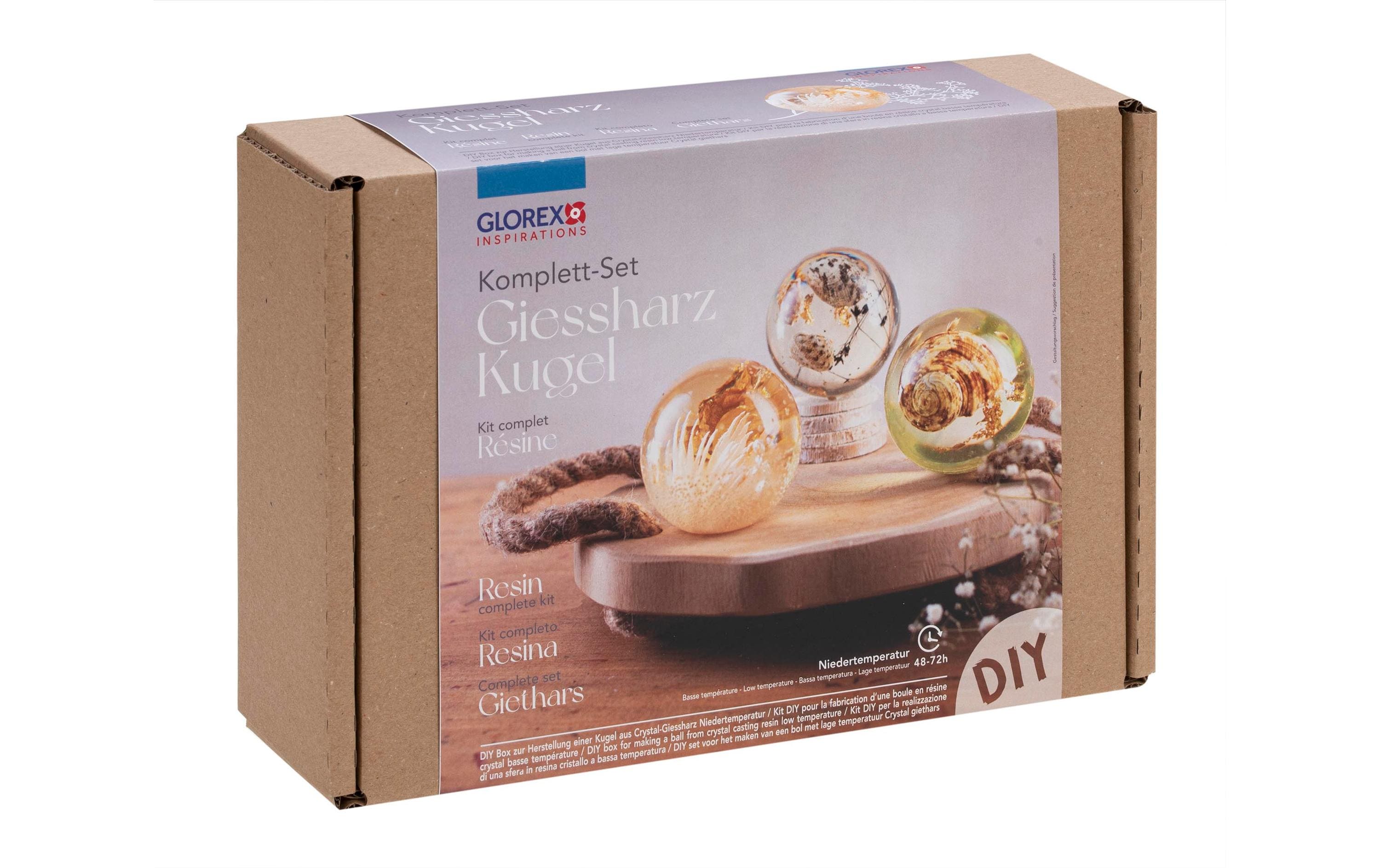 Glorex Giessharz Crystal Kugel Mehrfarbig