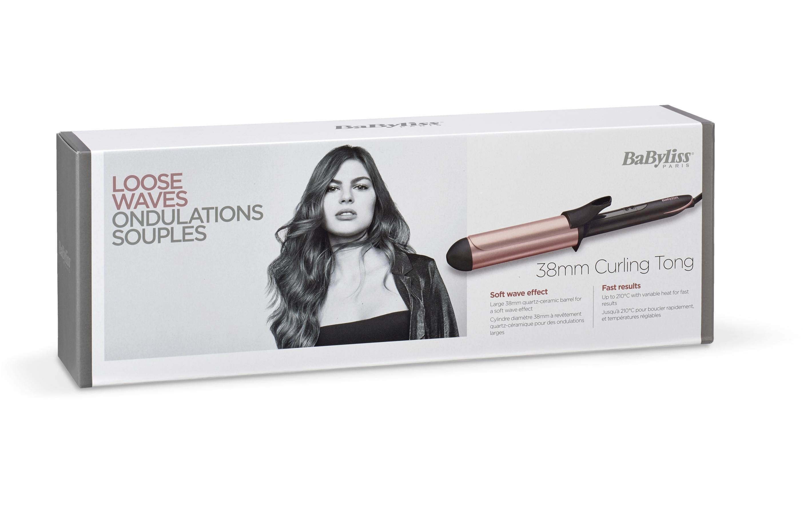 Babyliss Lockenstab Rose Quartz C453E Ø 38 mm