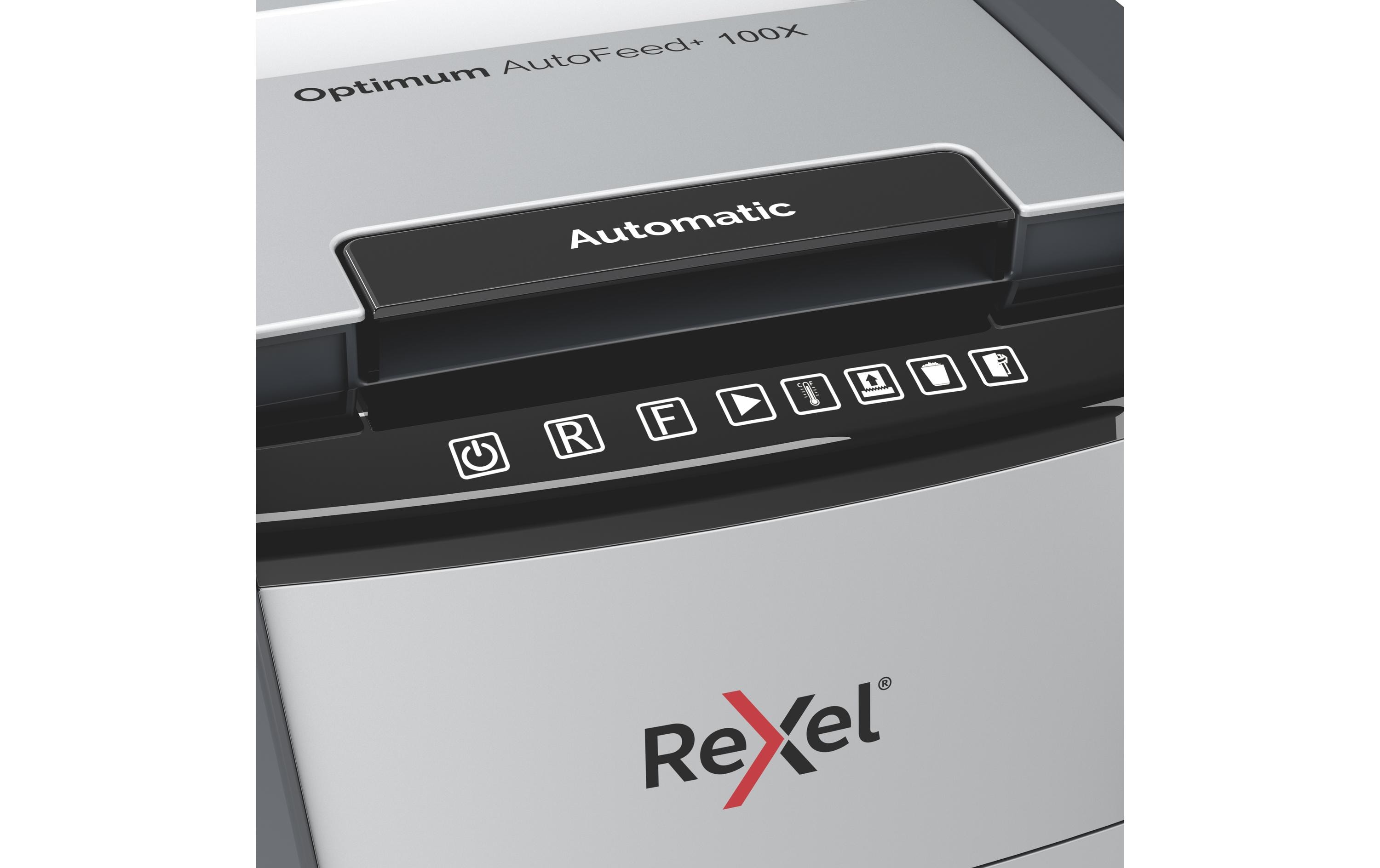 Rexel Aktenvernichter Optimum Autofeed + 100 X P-4, 100 Seiten