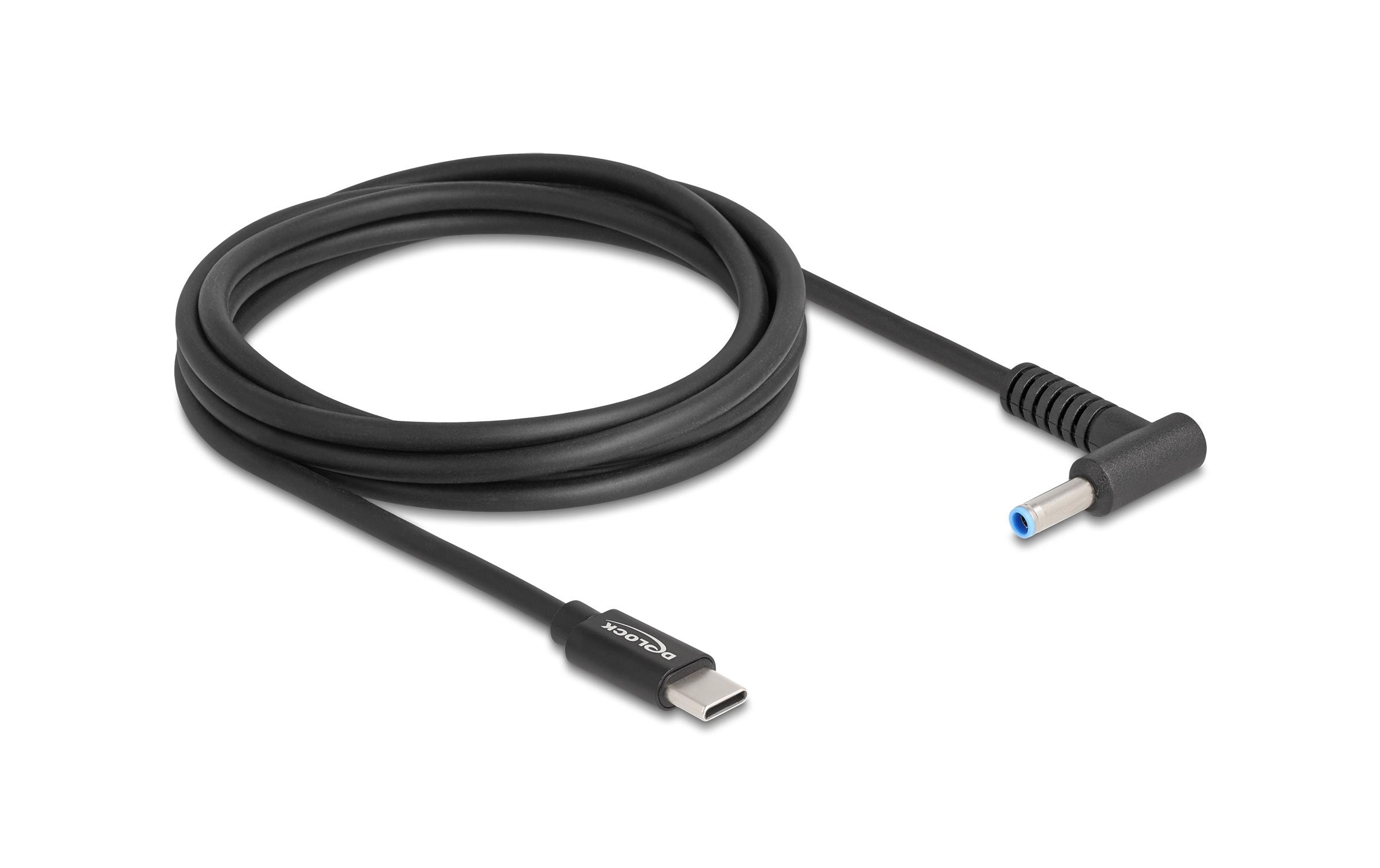 Delock Ladekabel USB-C zu HP 4.5 x 3.0 mm Stecker 1.5 m