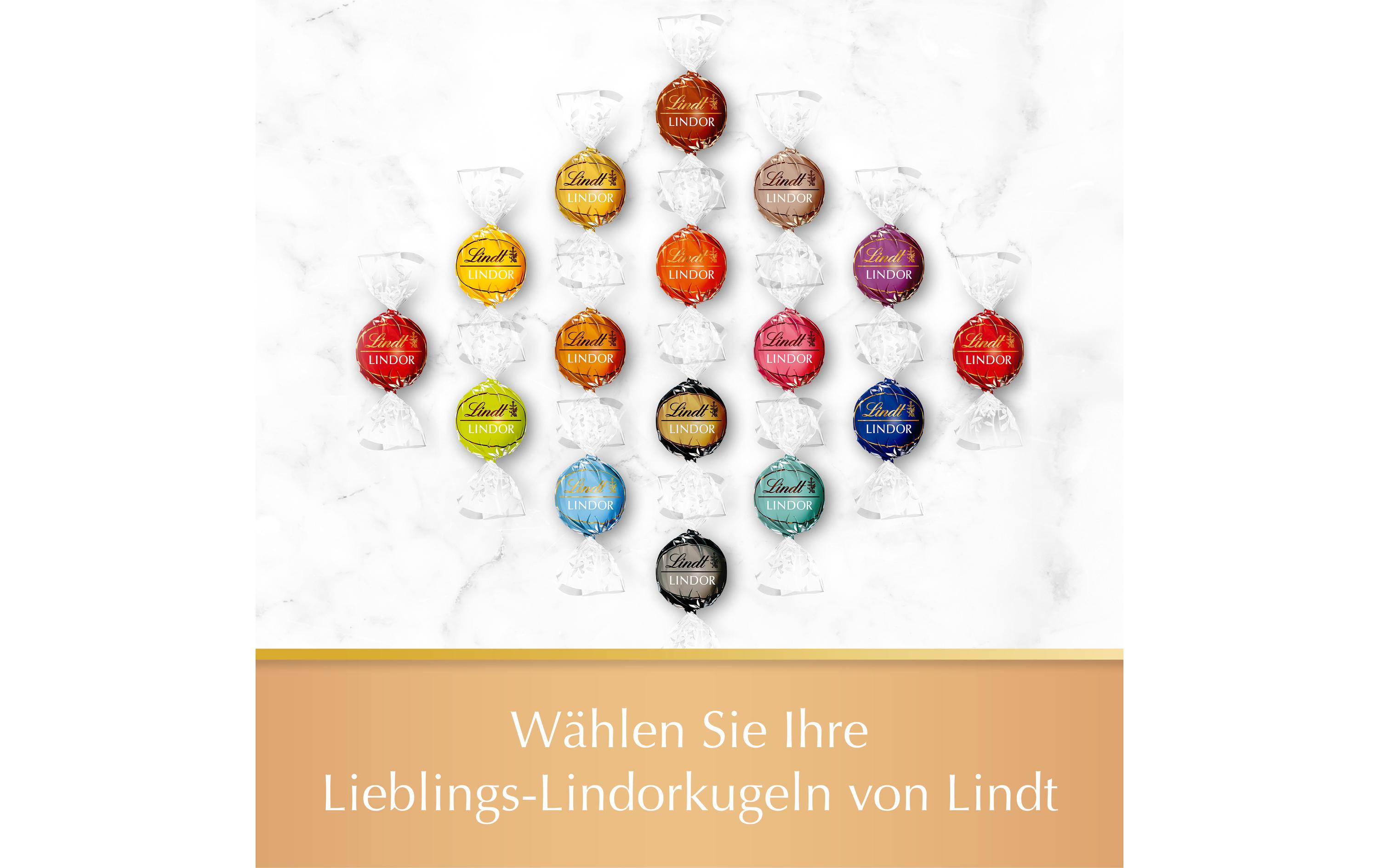 Lindt Schokoladen-Pralinen Lindor Kugeln Weihnachten 287 g