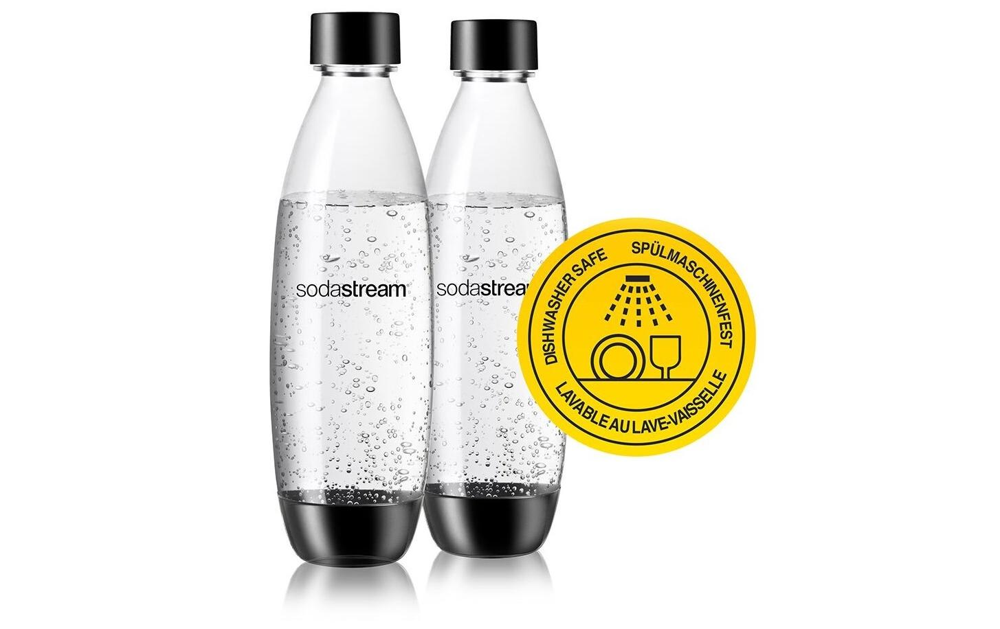 Sodastream Flasche Fuse 1 l, 2 Stück, spülmaschinenfest