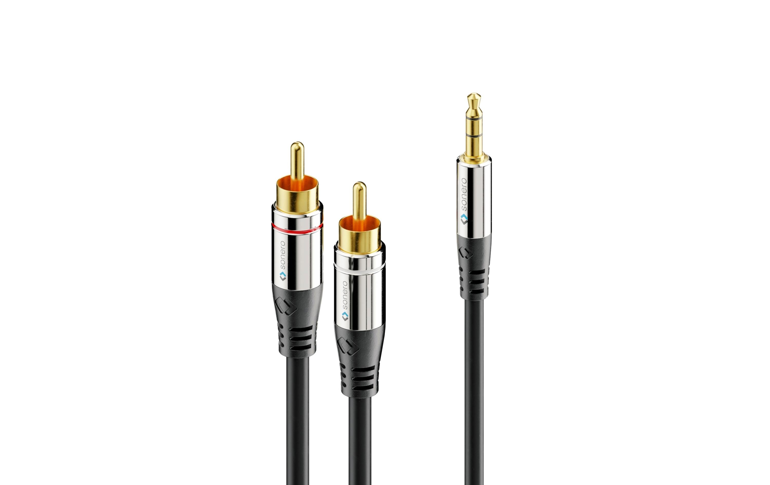 sonero Audio-Kabel 3.5 mm Klinke - Cinch 0.5 m