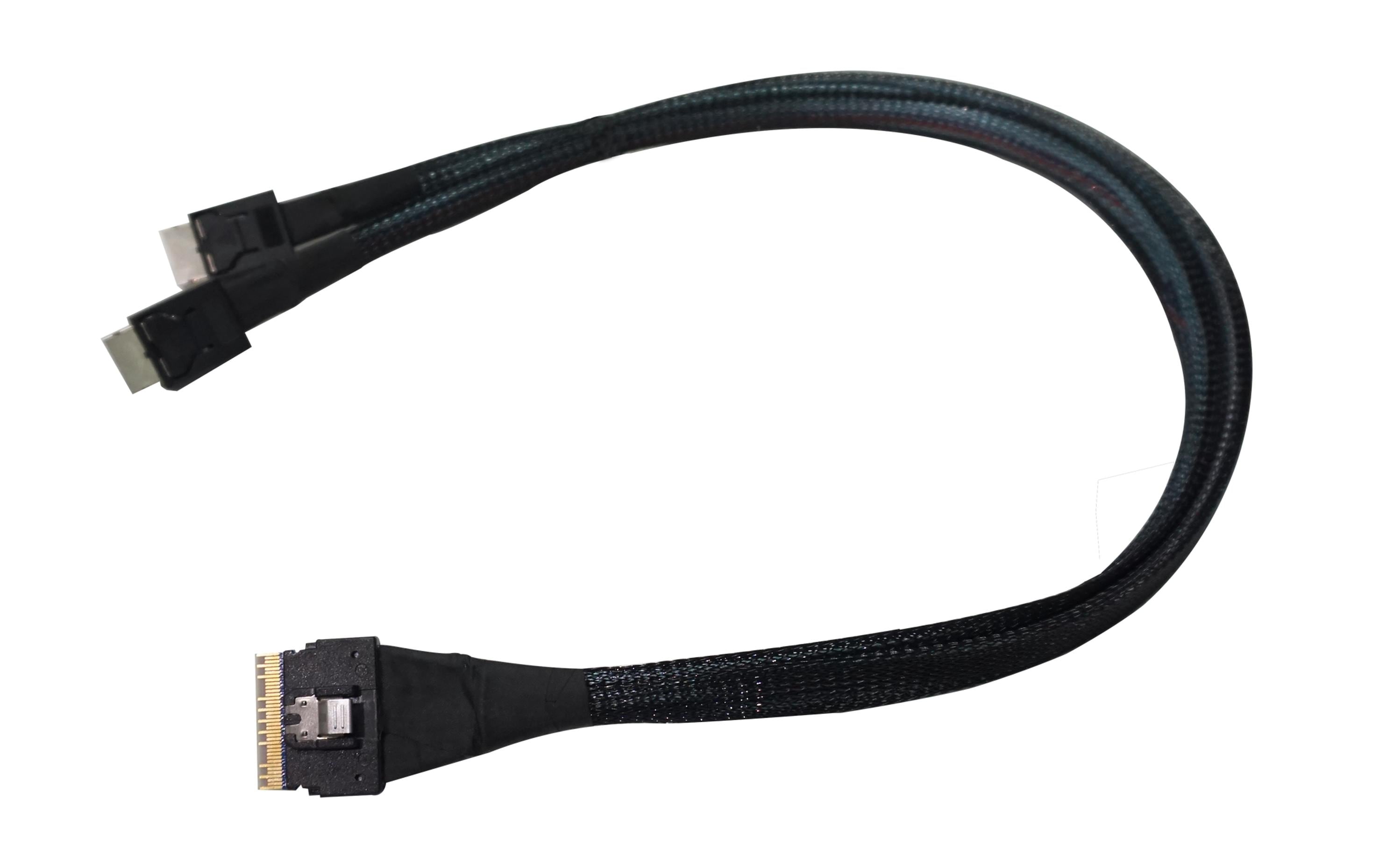 Highpoint SAS-Kabel SFF-8654 - 2x SFF-8611 50 cm