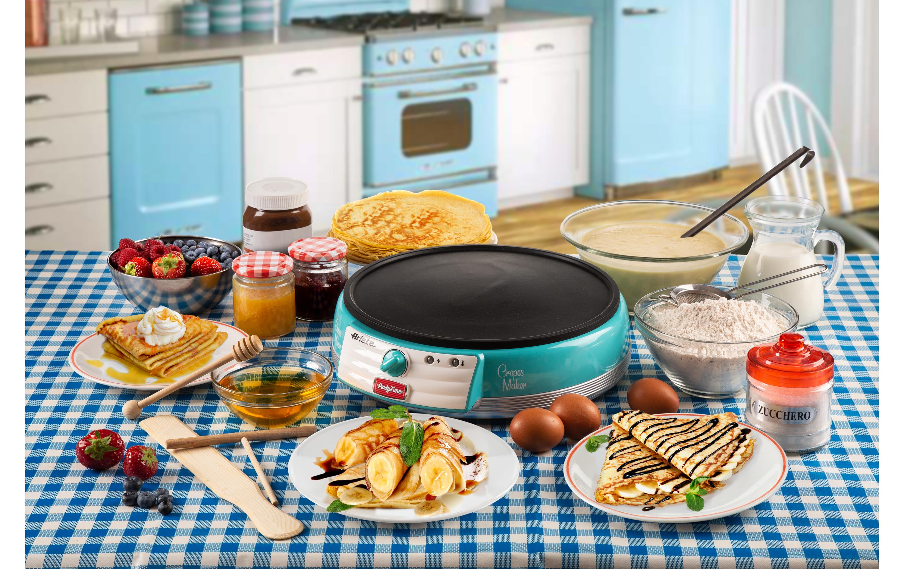 Ariete Crêpe Maker Party Time ARI-202-BL 1000 W, Blau