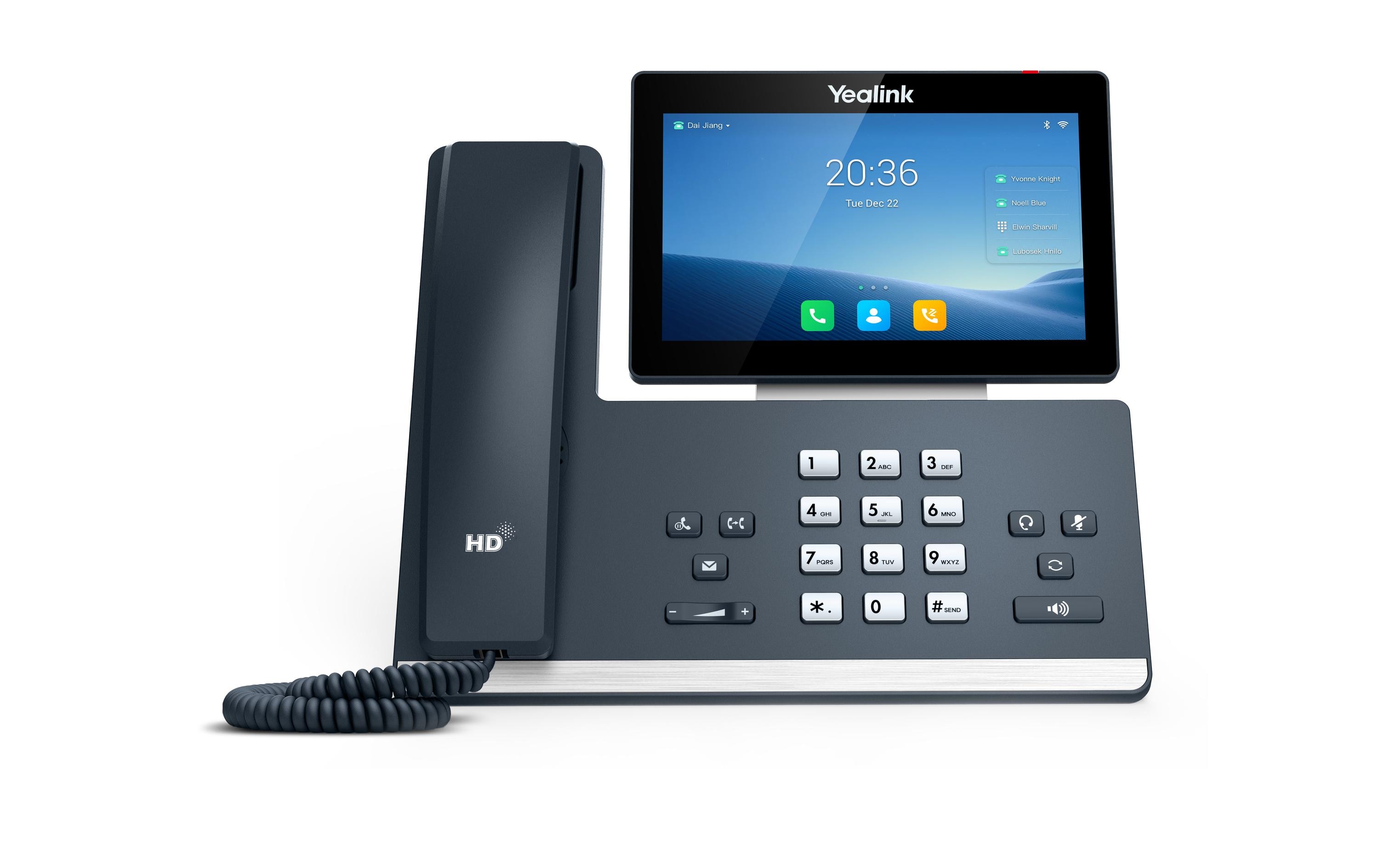 Yealink Tischtelefon T58W Grau