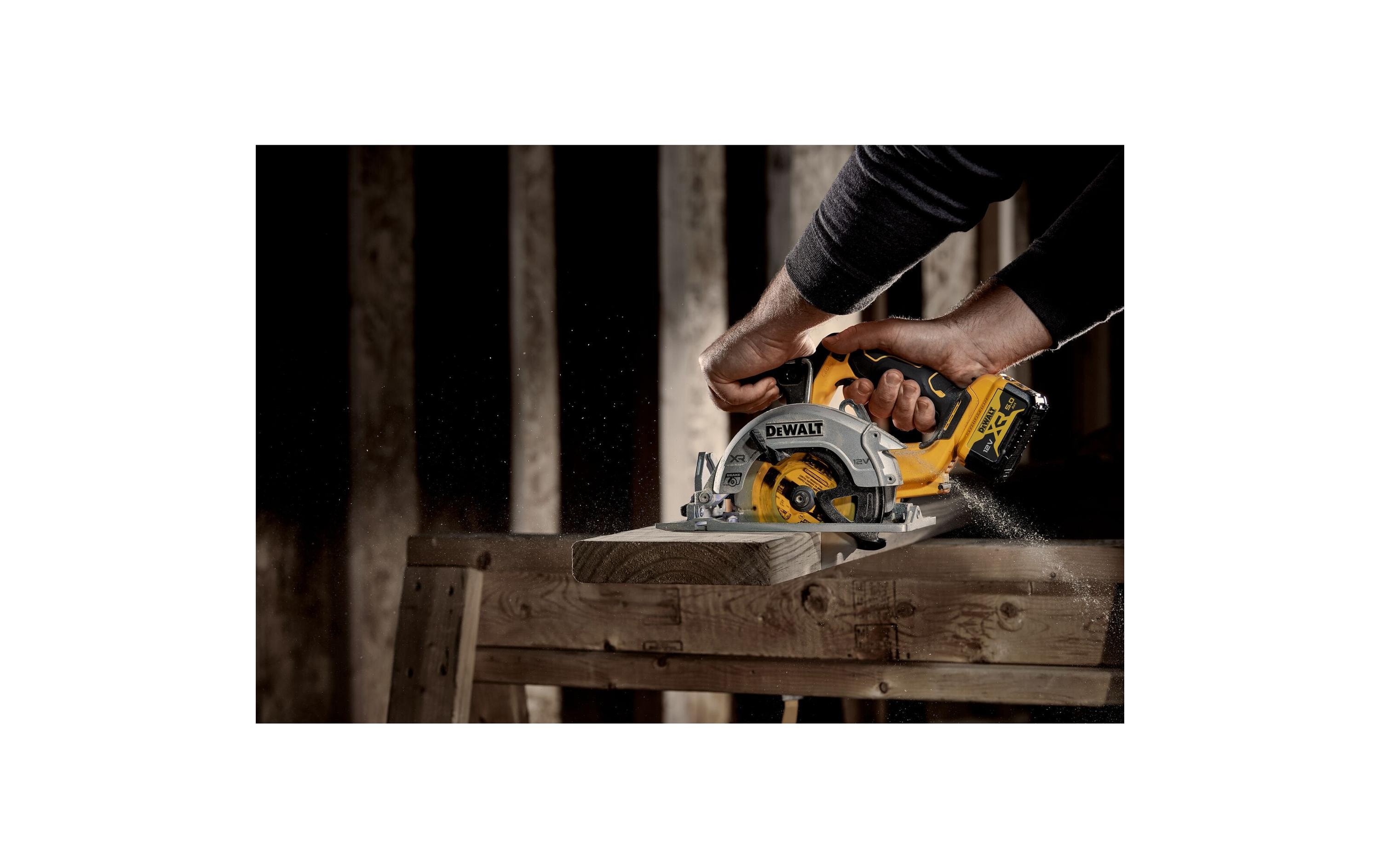 DeWalt Akku-Handkreissäge 12 V, 2x 3 Ah Akku, Kit