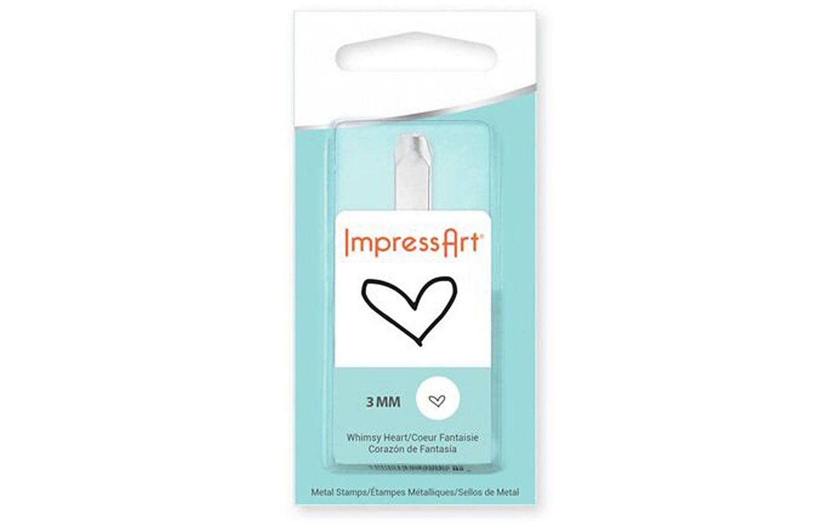 ImpressArt Prägestempel 3 mm Herz