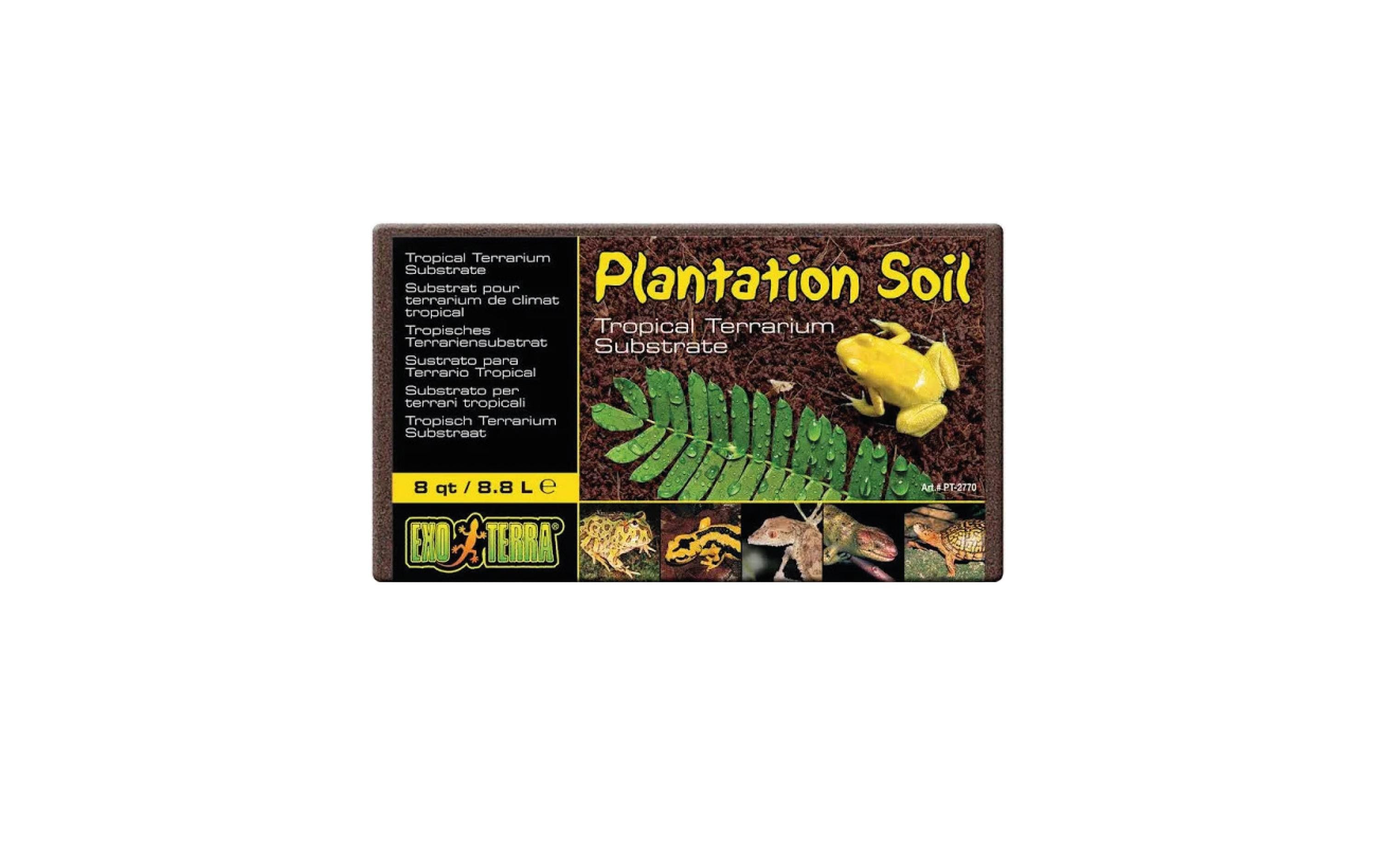 Exo Terra Bodensubstrat Plantation Soil – Brick, 8.8 l