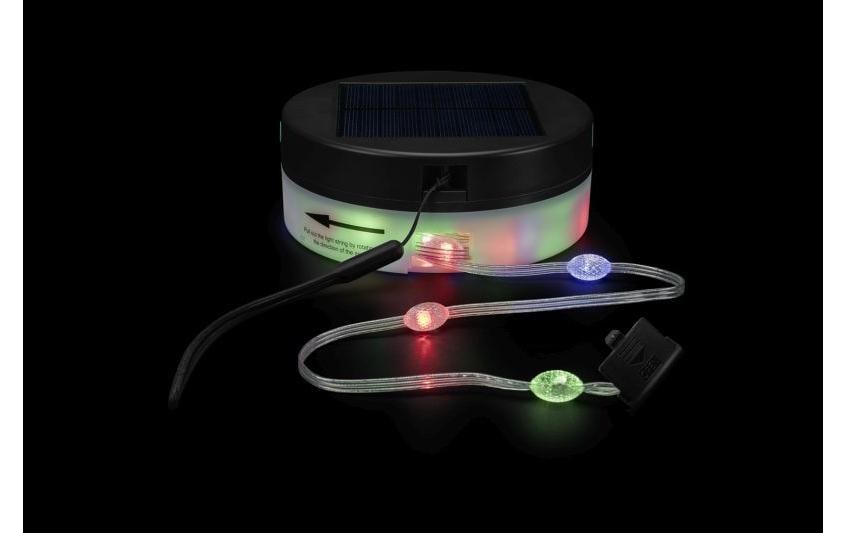 STT Lichterkette Solar Motion Light Multi 500 cm, Grün