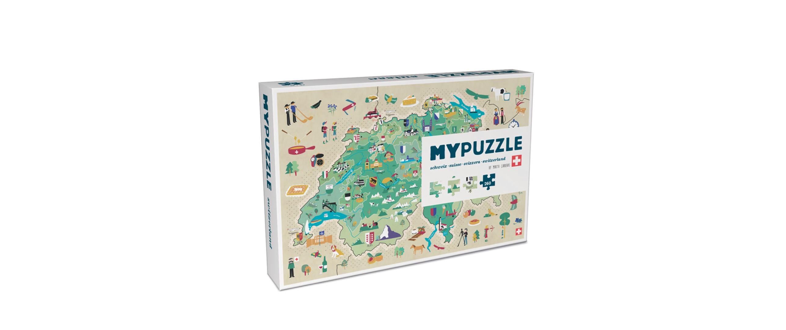 Helvetiq Puzzle My Puzzle Schweiz