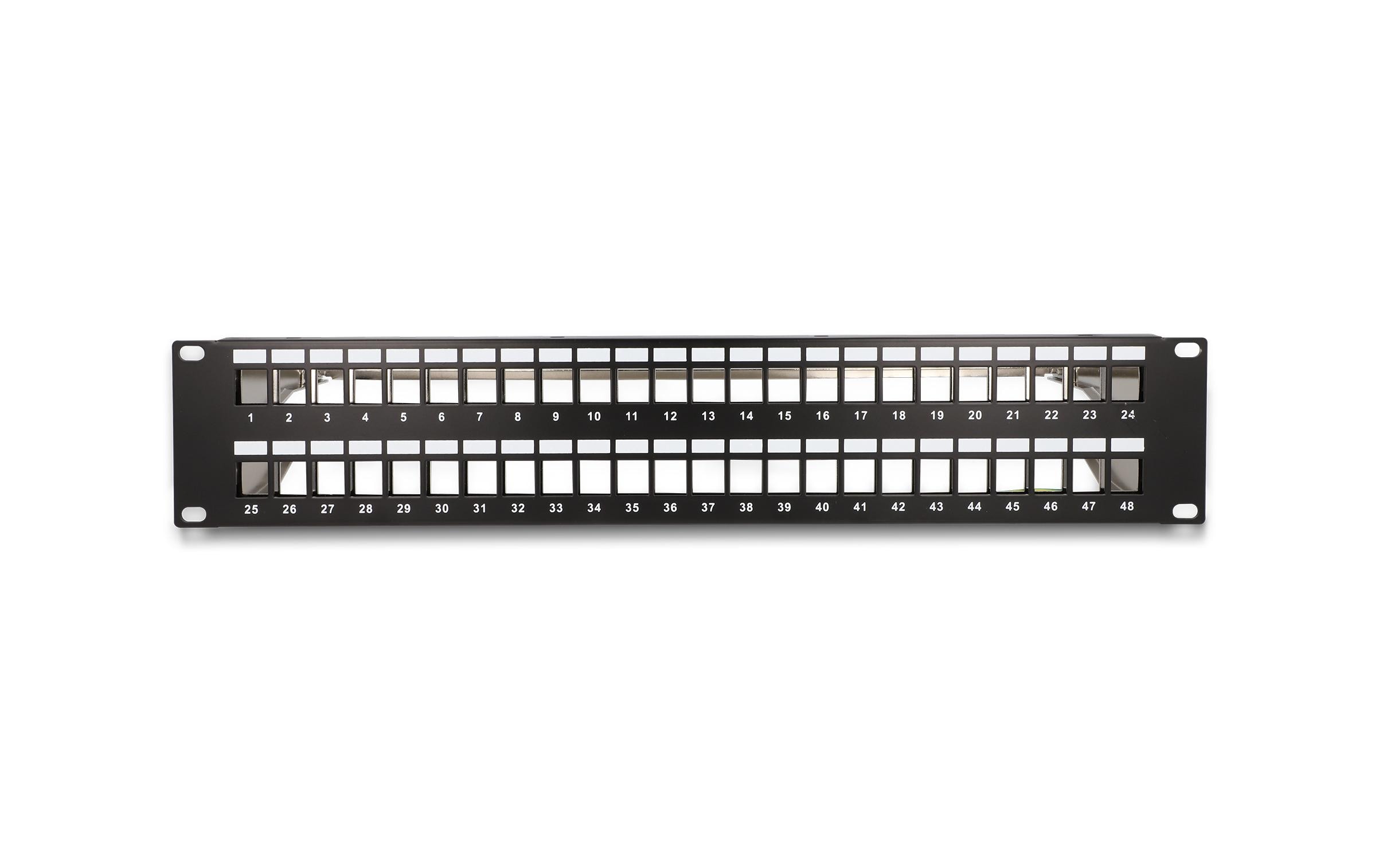 Delock Patchpanel Keystone 48 Port 2 HE 19 Rack