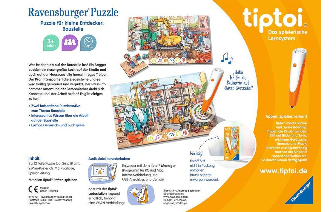 tiptoi Puzzle Baustelle