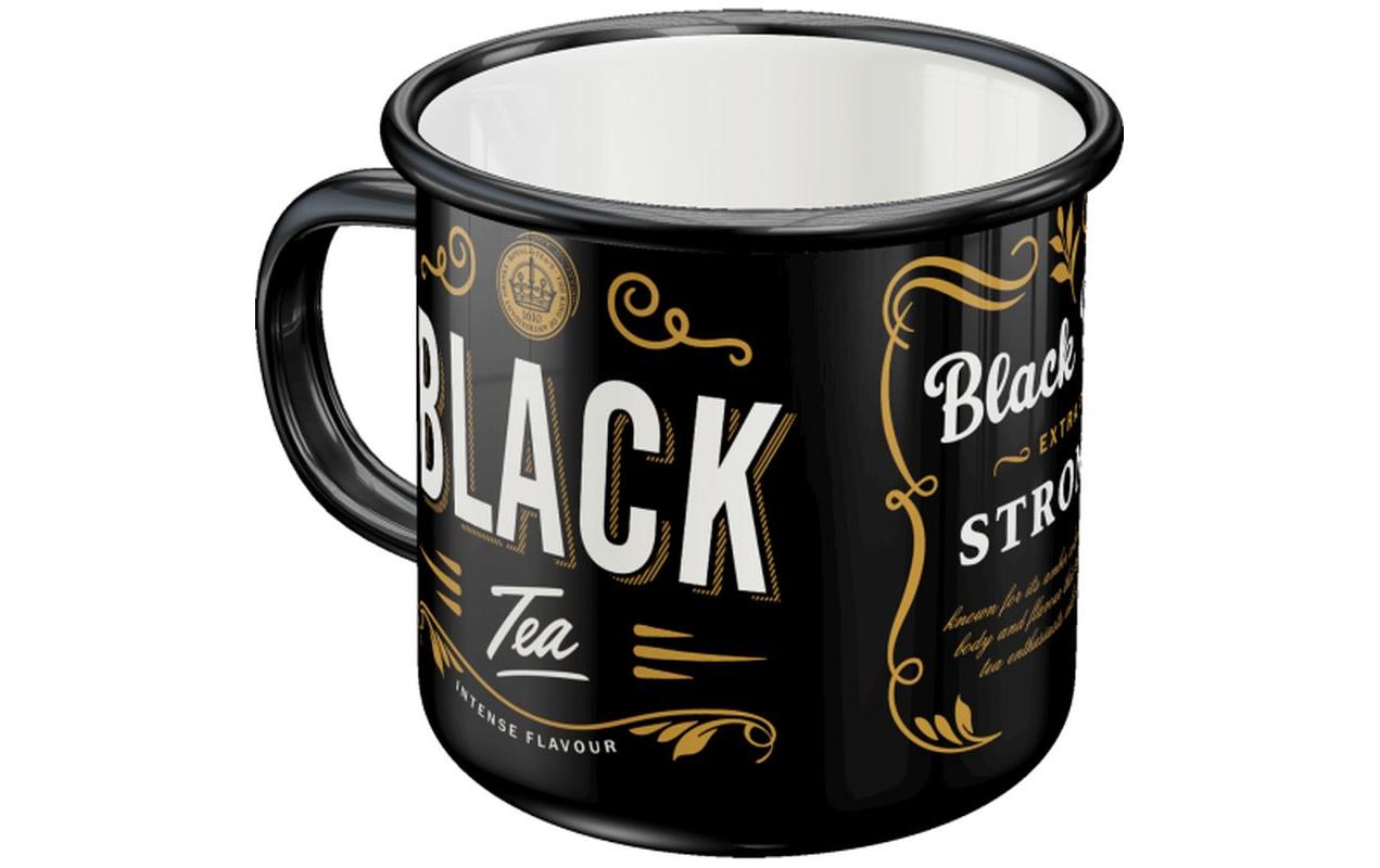 Nostalgic Art Universaltasse Black Tea 360 ml, 1 Stück, Schwarz