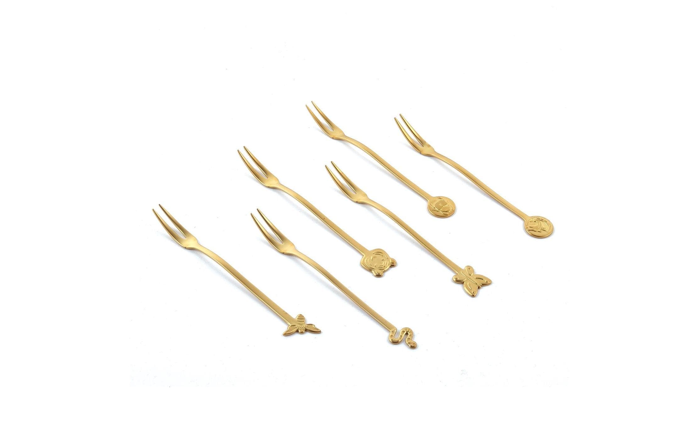 Sambonet Gabel-Set Party 6-teilig, Gold