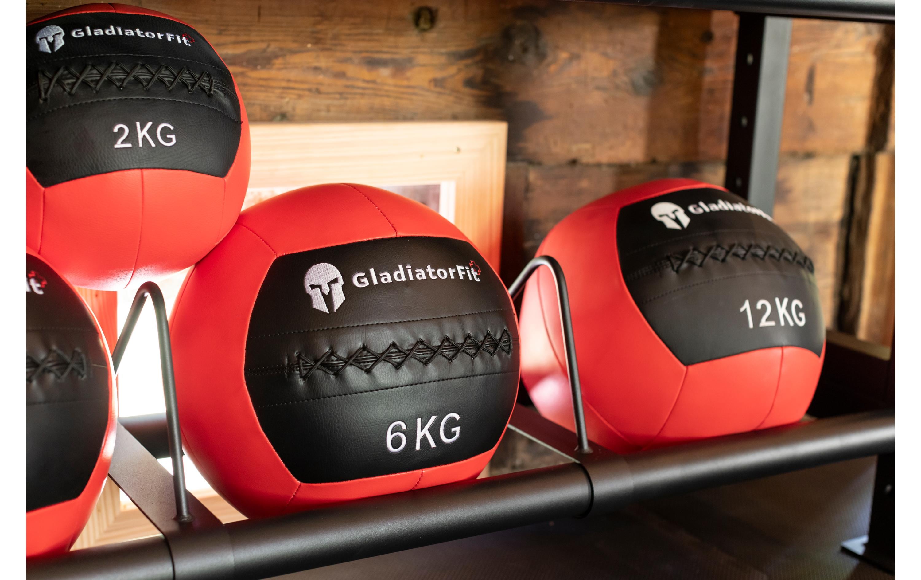 Gladiatorfit Medizinball Ultra-strapazierfähiger Wall Ball 2 kg