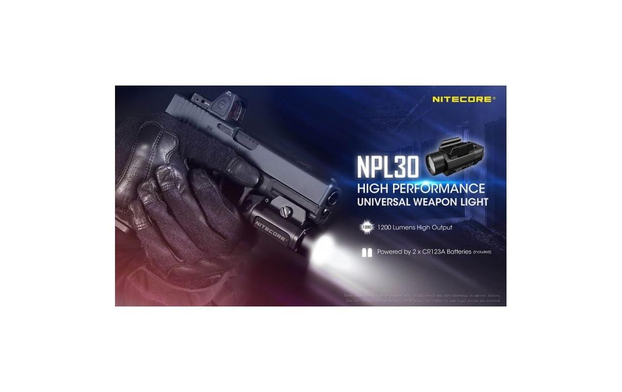 Nitecore Waffenleuchte NPL30 1200 lm