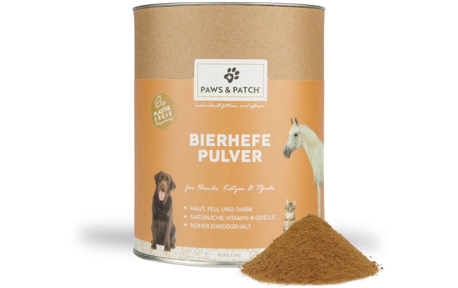 Paws & Patch Hunde-Nahrungsergänzung Bierhefe Pulver 500 g