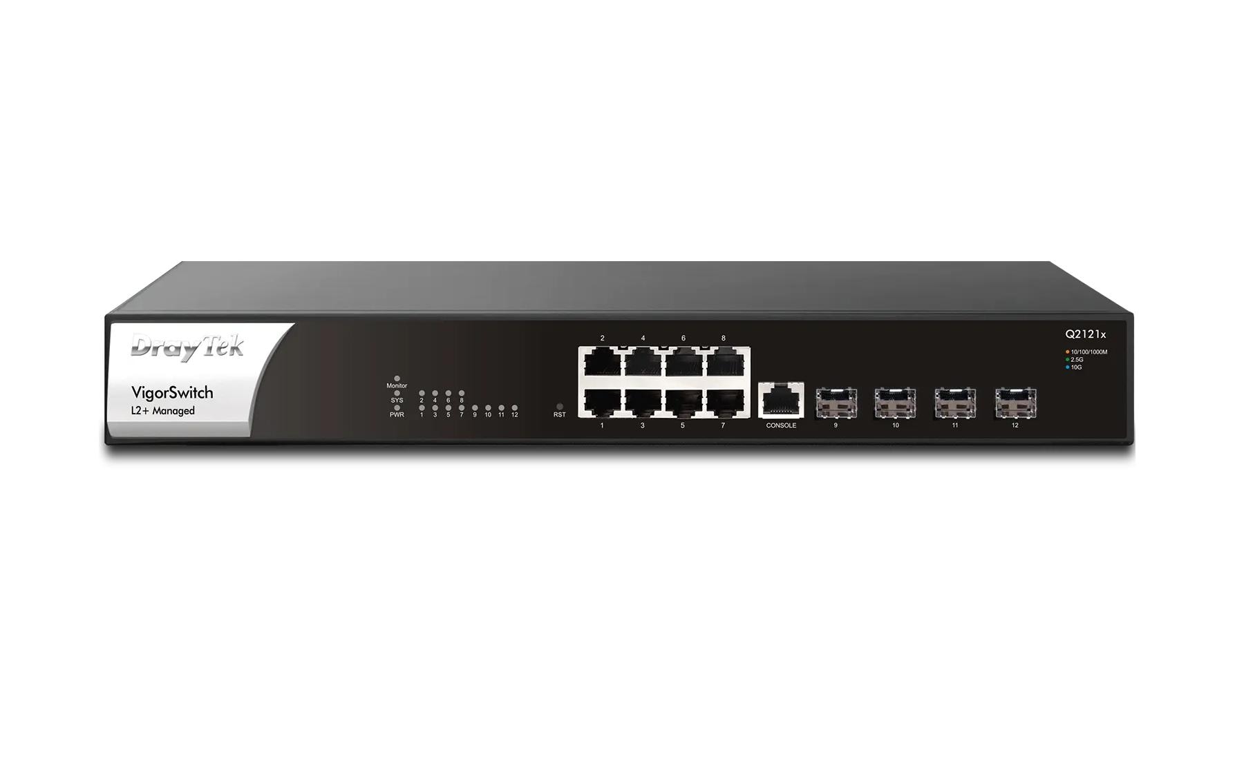 DrayTek Switch VigorSwitch Q2121x 12 Port