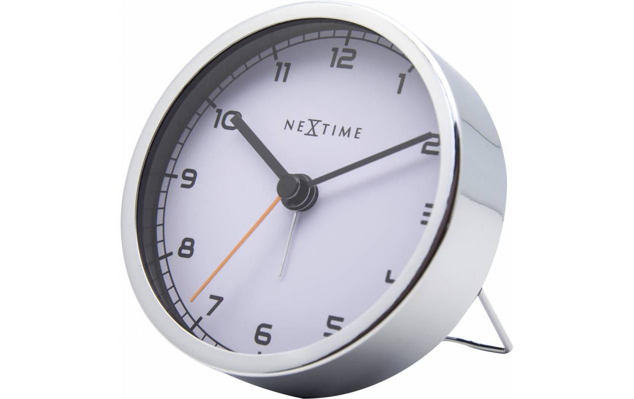 NeXtime Klassischer Wecker Company Alarm Weiss