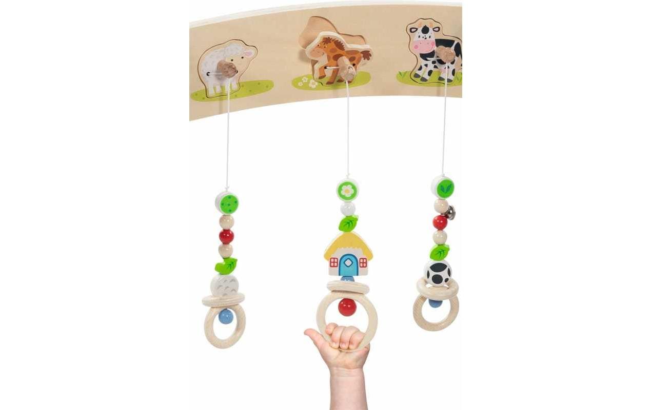 Goki Spielbogen Baby-Fit Tierstimmen Bauernhof