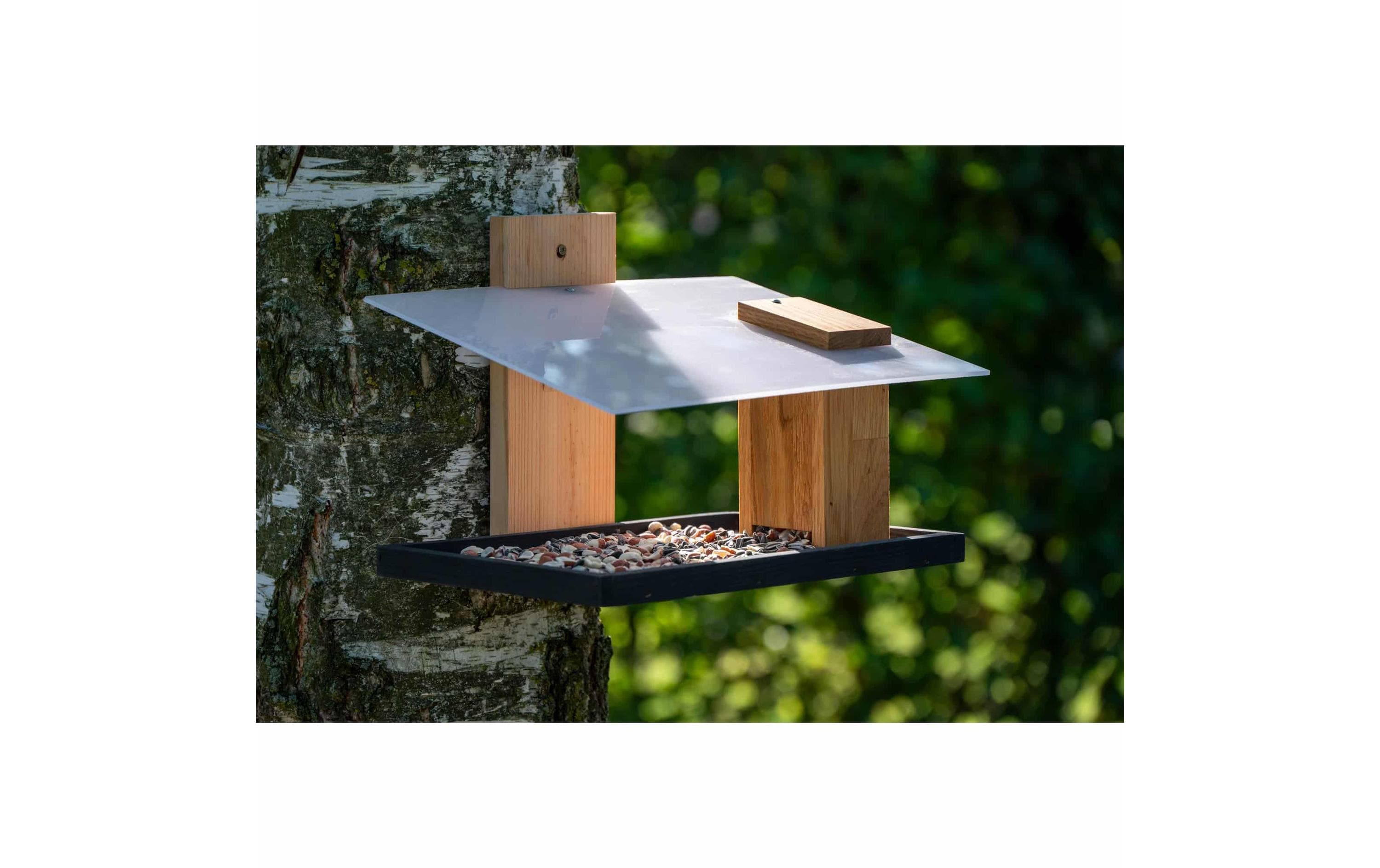 dobar Design-Vogelfutterhaus Futura I, 35 x 24 x 22 cm, Holz