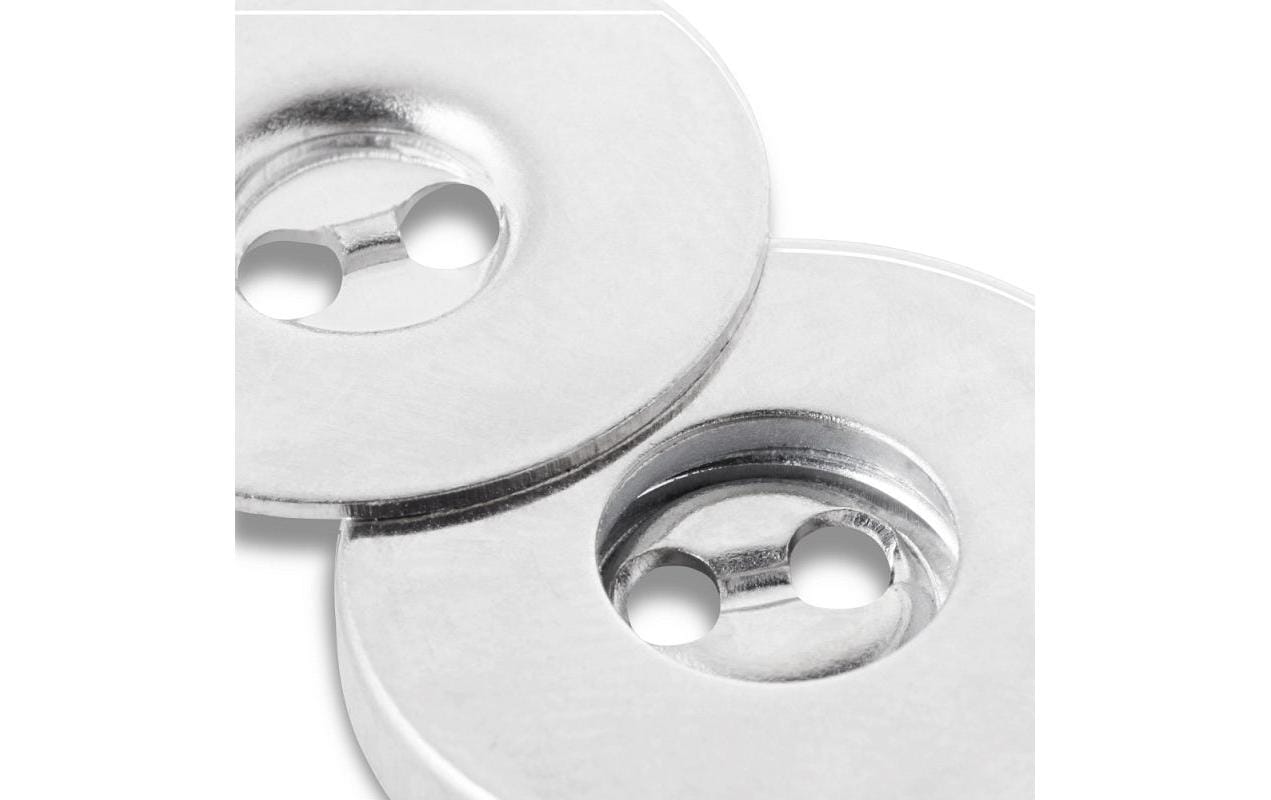 Prym Knöpfe Magnet-Annähknopf Silber, 19 mm