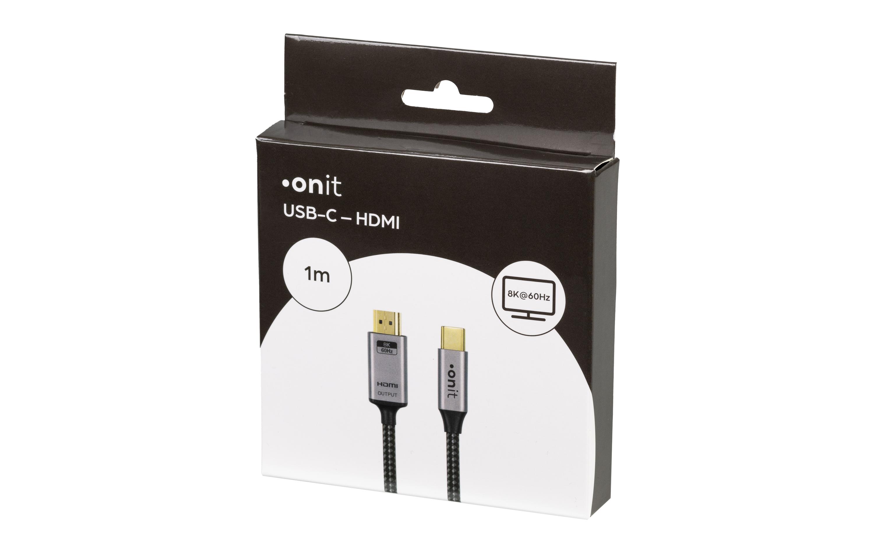 onit Kabel USB Type-C - HDMI, 1 m