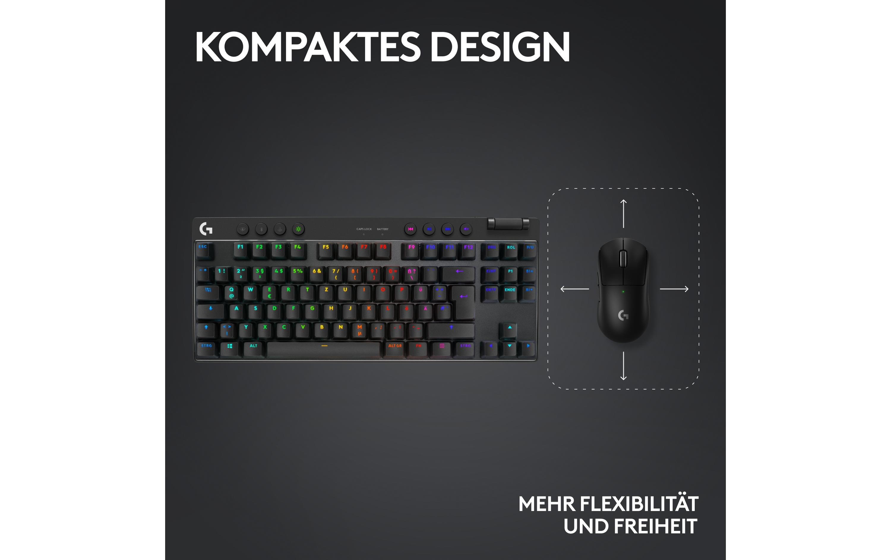 Logitech Gaming-Tastatur PRO X TKL Lightspeed