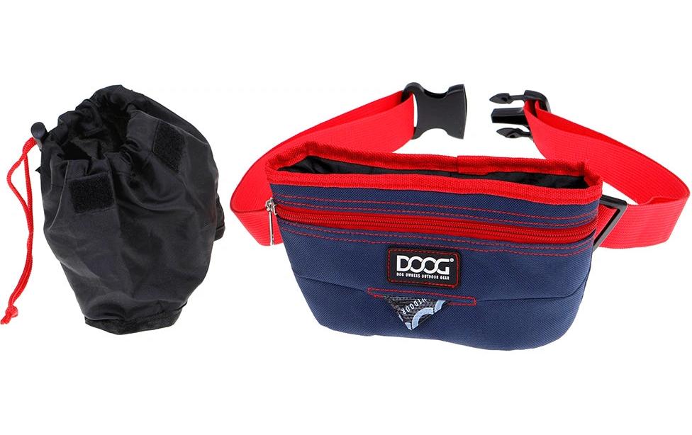 Doog Treat Pouch L Navy / Rot