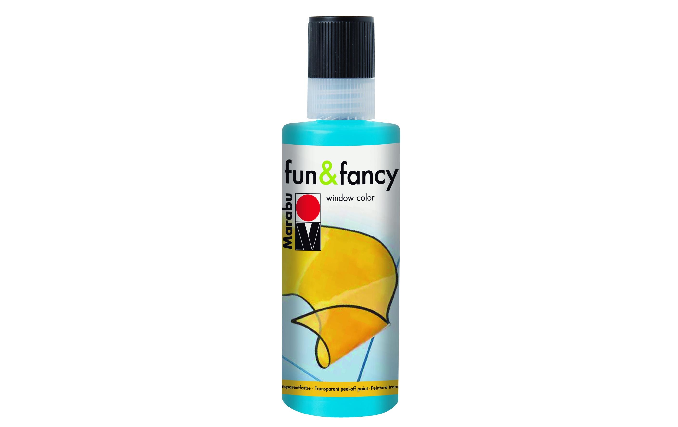 Marabu Fensterfarbe Fun & Fancy 80 ml, Blau