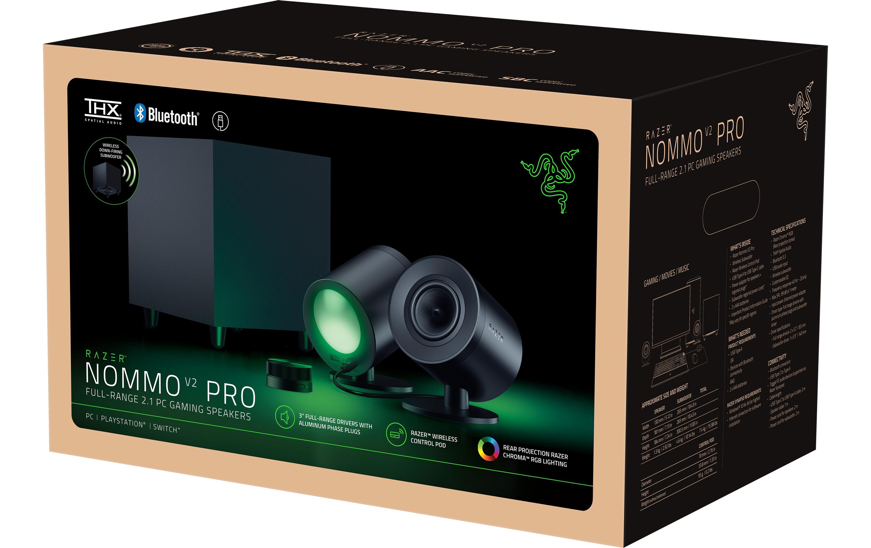 Razer PC-Lautsprecher Nommo V2 Pro